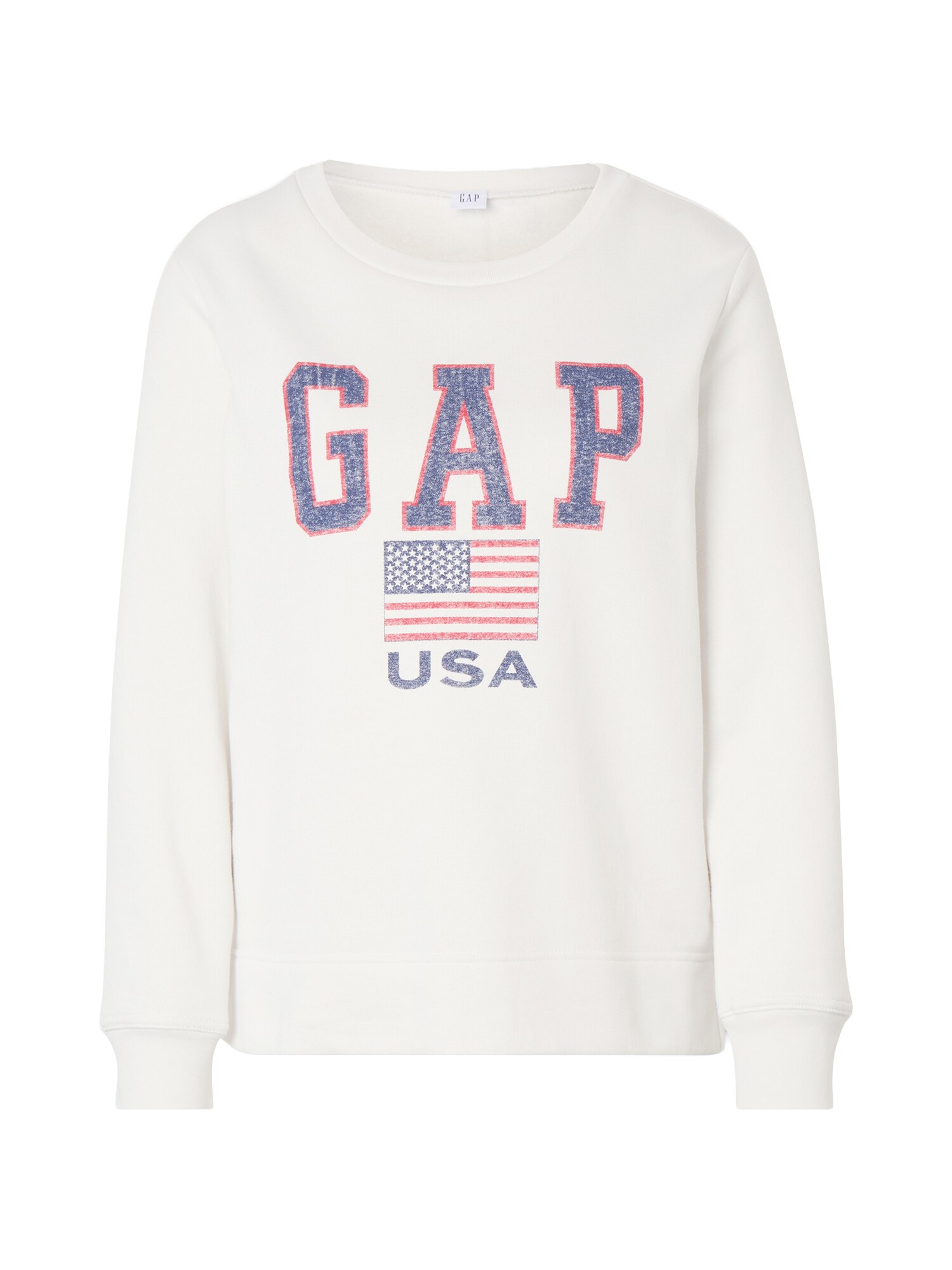 GAP Sweater majica  mornarsko plava / crvena / prljavo bijela