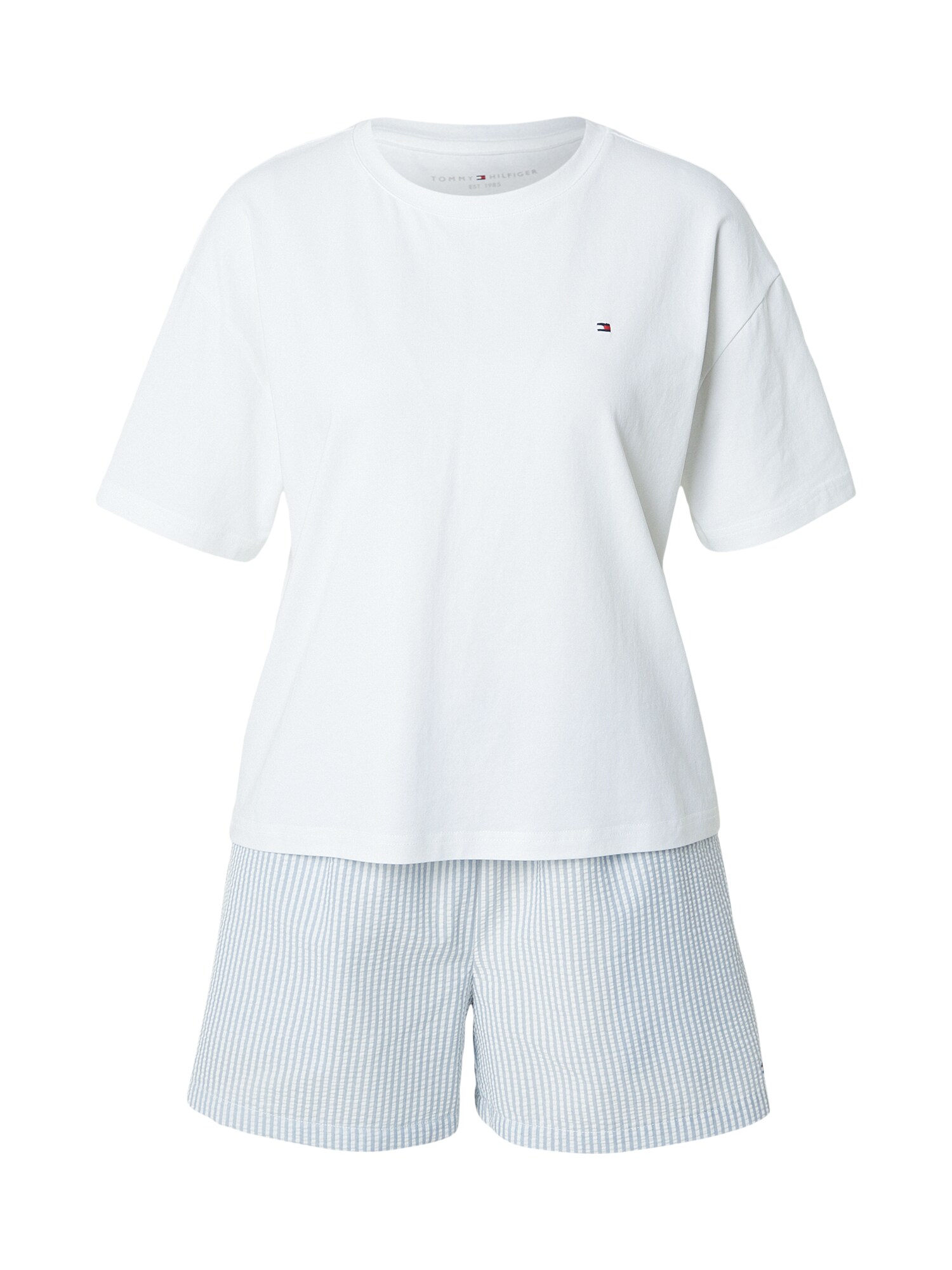 Tommy Hilfiger Underwear Pantaloni scurți  albastru deschis / alb