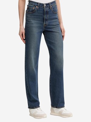 LEVI'S ® Vaquero 'Ribcage Straight Ankle'  azul oscuro