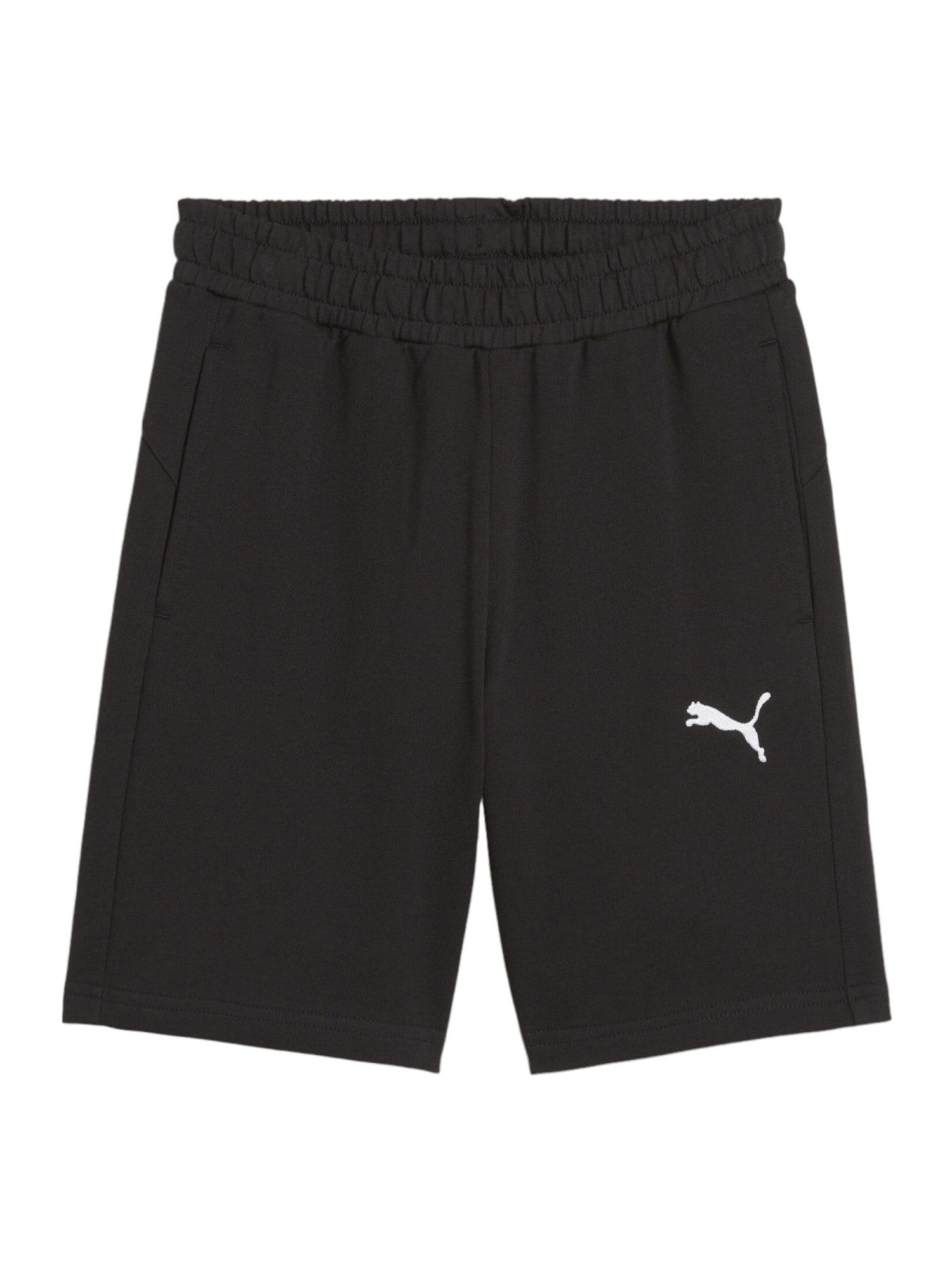PUMA Pantaloni sport  negru / alb
