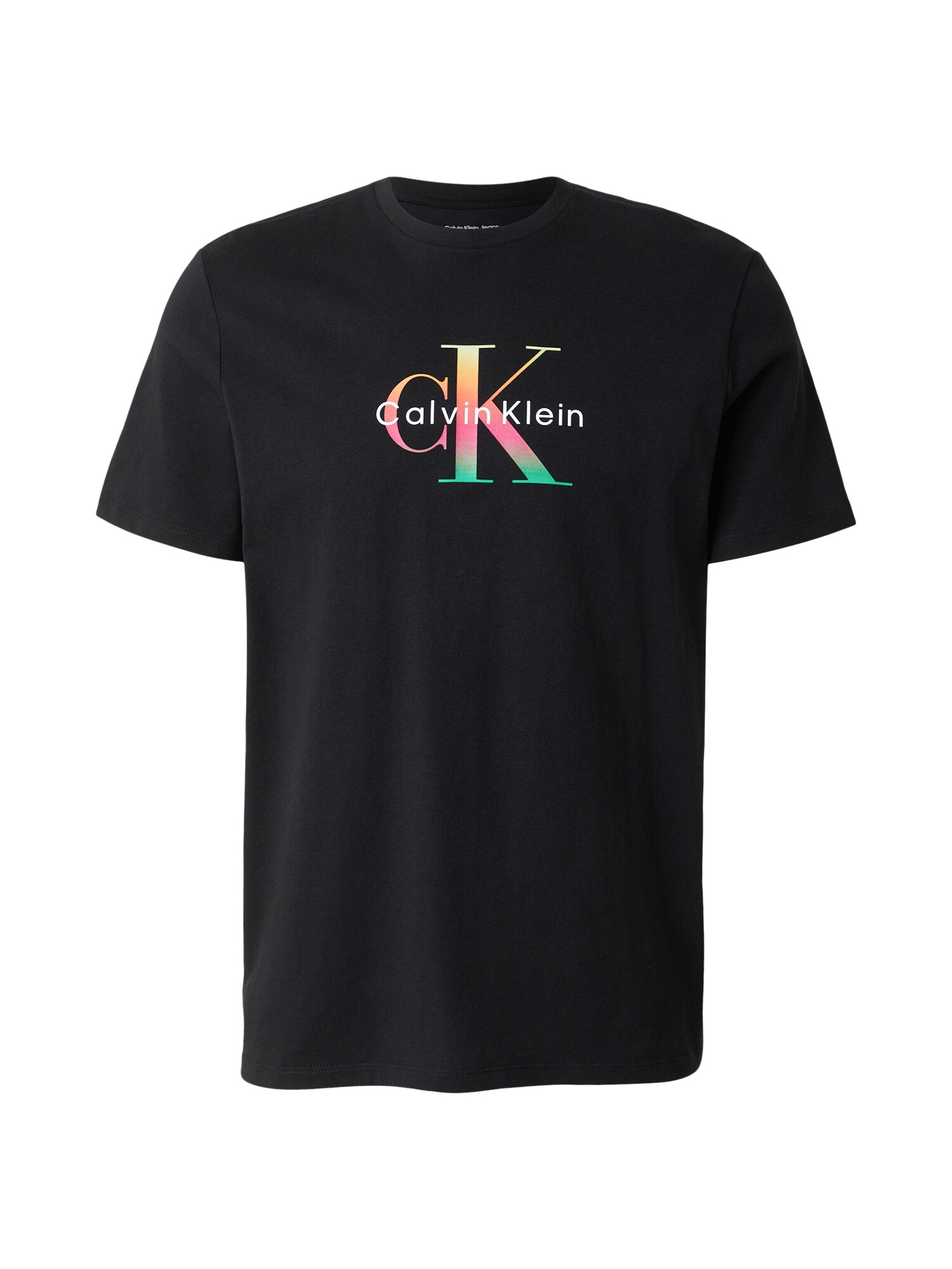 Calvin Klein Jeans Majica 'Pride'  zelena / roza / crna / bijela
