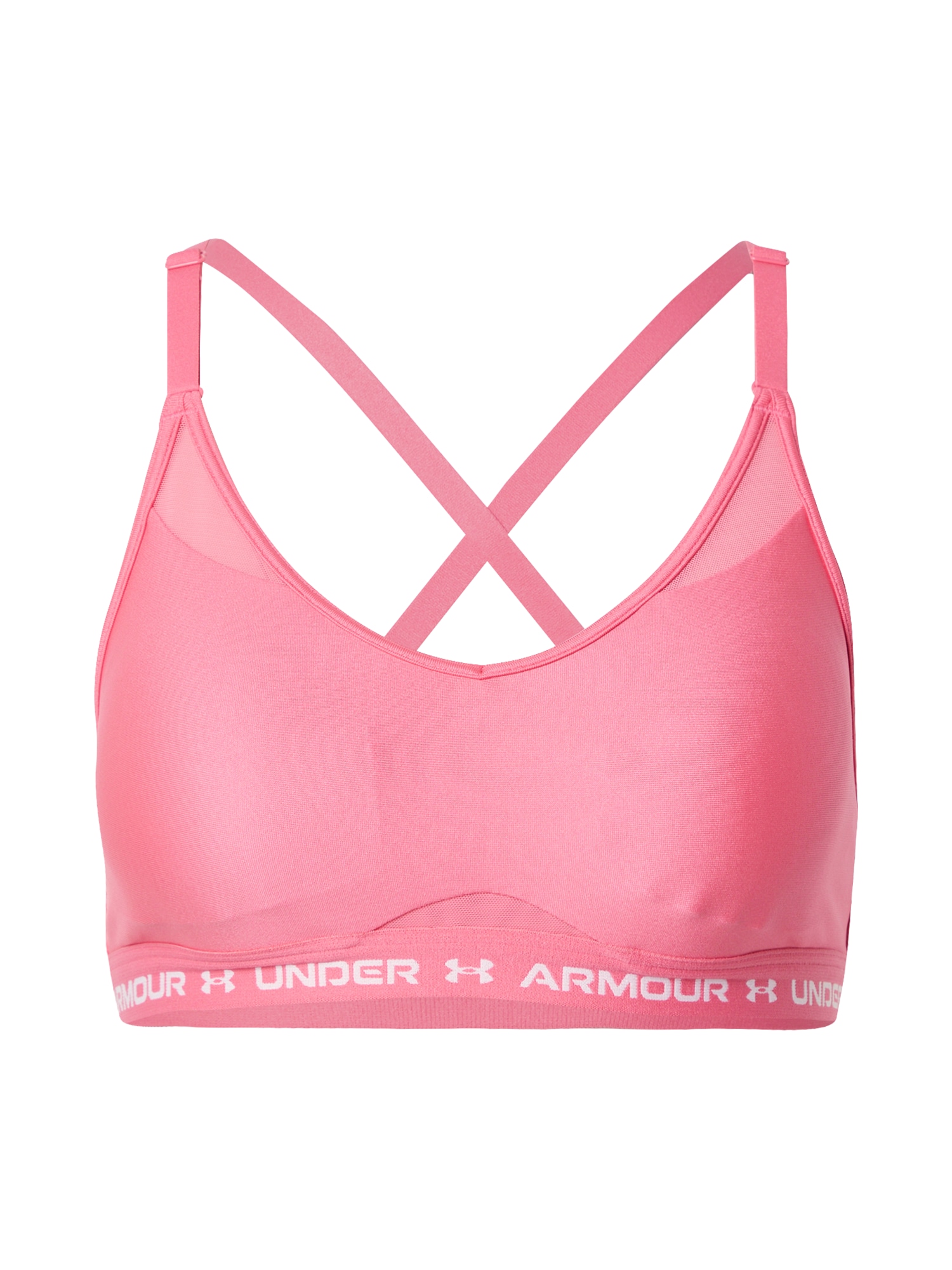 UNDER ARMOUR Sutien sport  roz deschis / alb