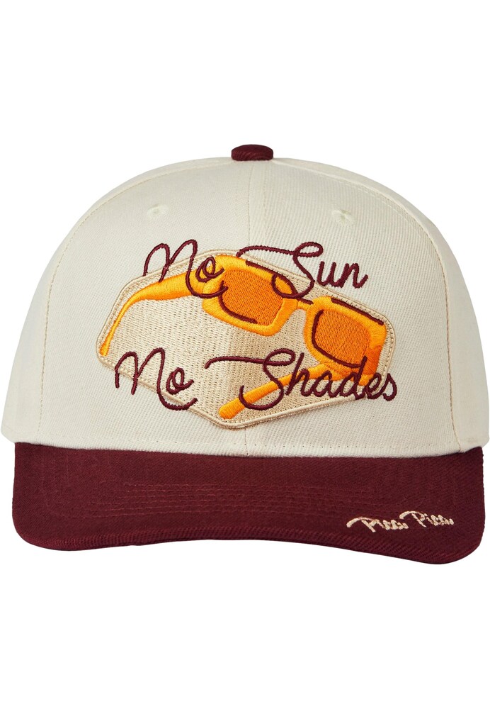 Pica Pica Cap 'No Sun No Shades' Herren Größe 55/60 orange / bordeaux / offwhite