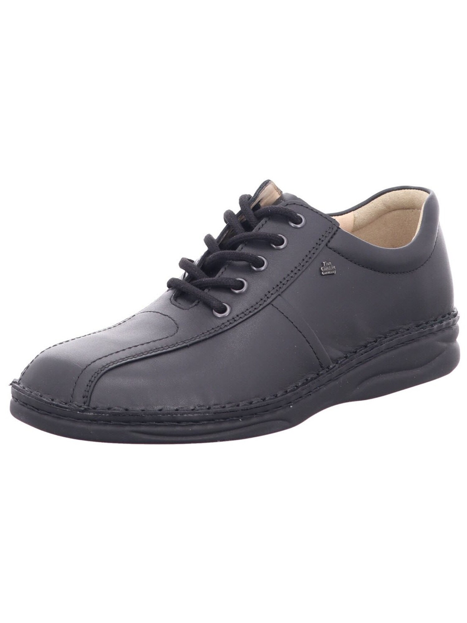 Finn Comfort Schnürschuh Komfort Schnürschuh Herren 01101 062099 Echtleder In Schwarz