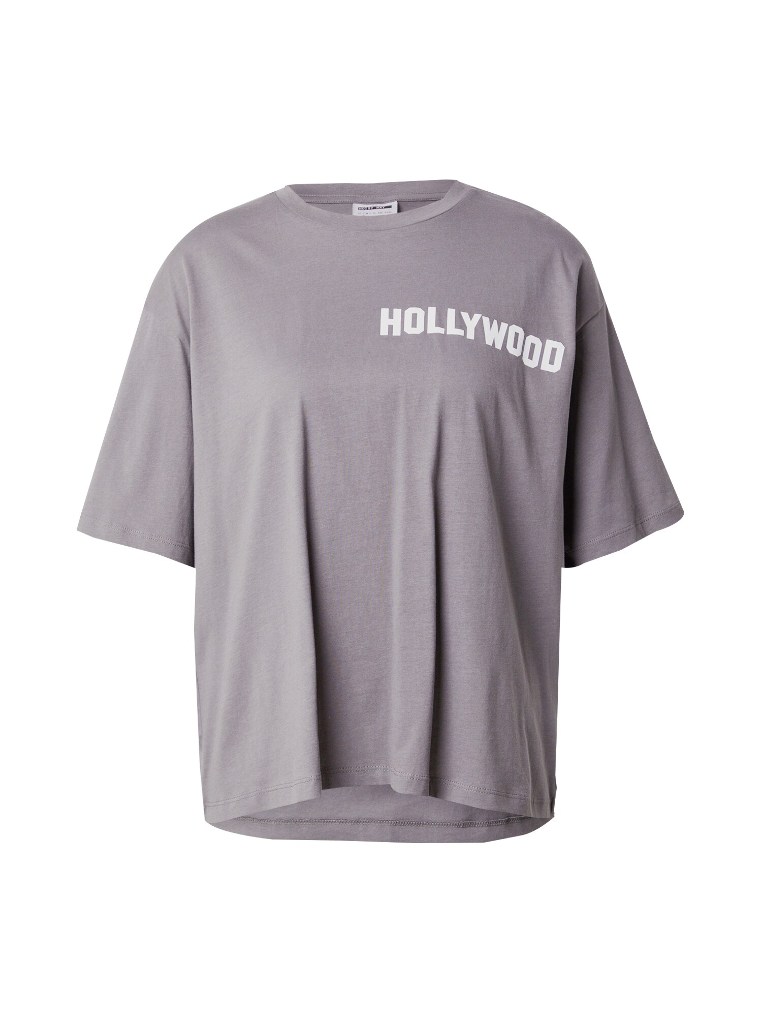 Noisy may Póló 'NMMILLIE HOLLYWOOD'  antracit / sötétszürke / fekete / fehér akciós termékkép 1