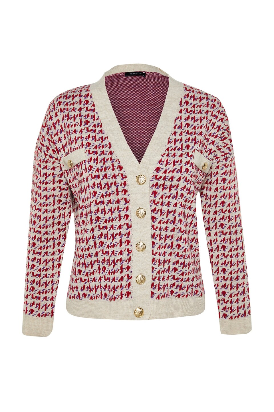 Kofta beige / lilamelerad
