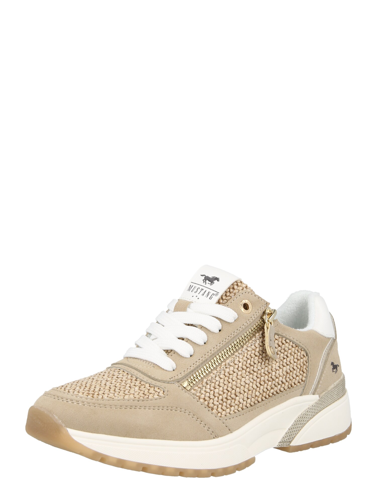 MUSTANG Sneaker low  bej / maro cămilă