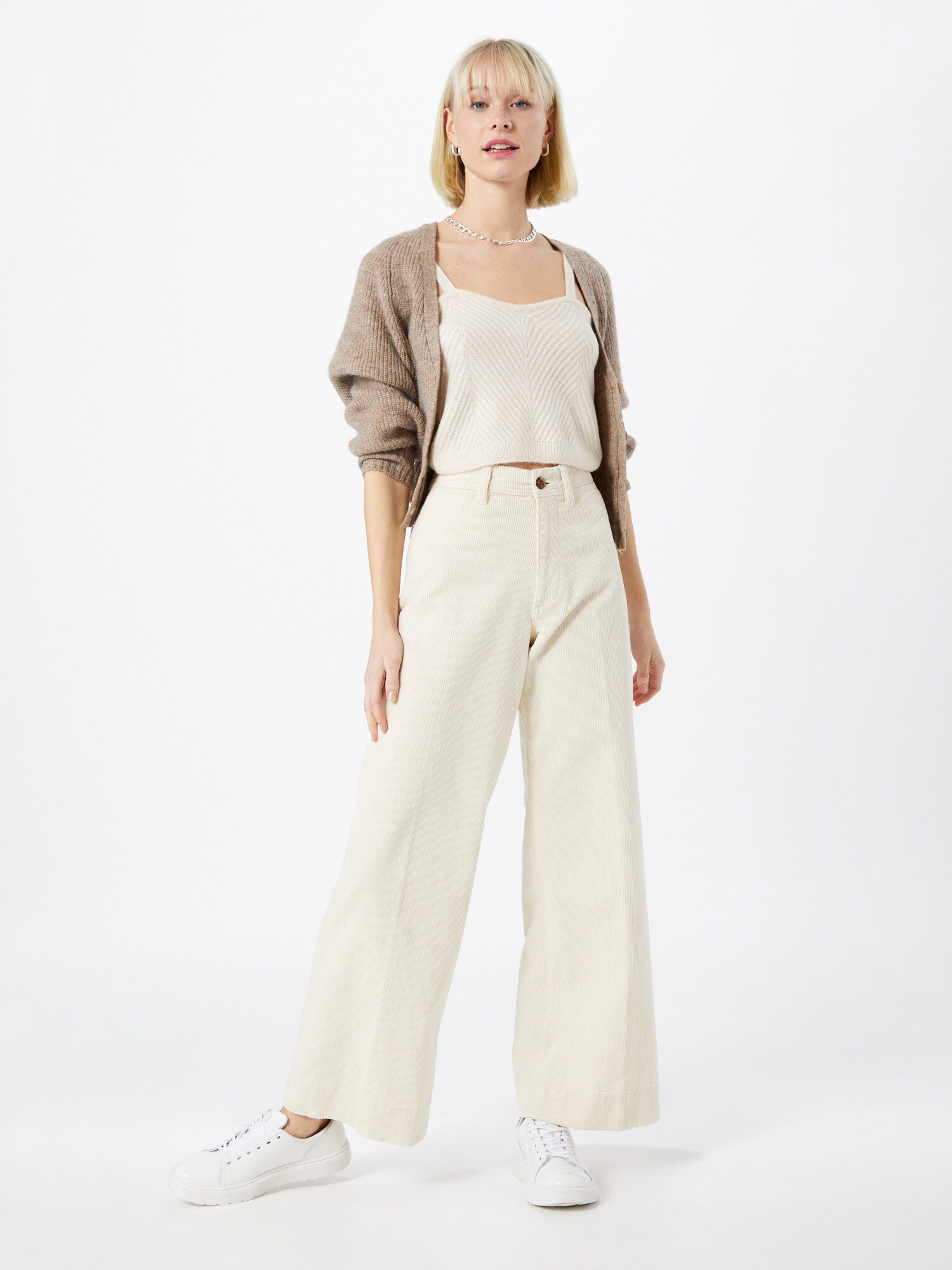 VERO MODA Vyšívaný top 'JOLEEN' biela (obrázok 4)