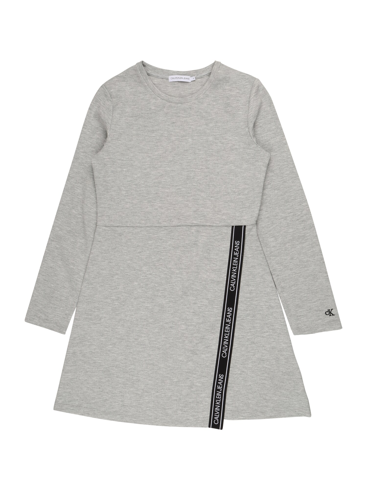 Calvin Klein Jeans Suknelė  šviesiai pilka / juoda / balta