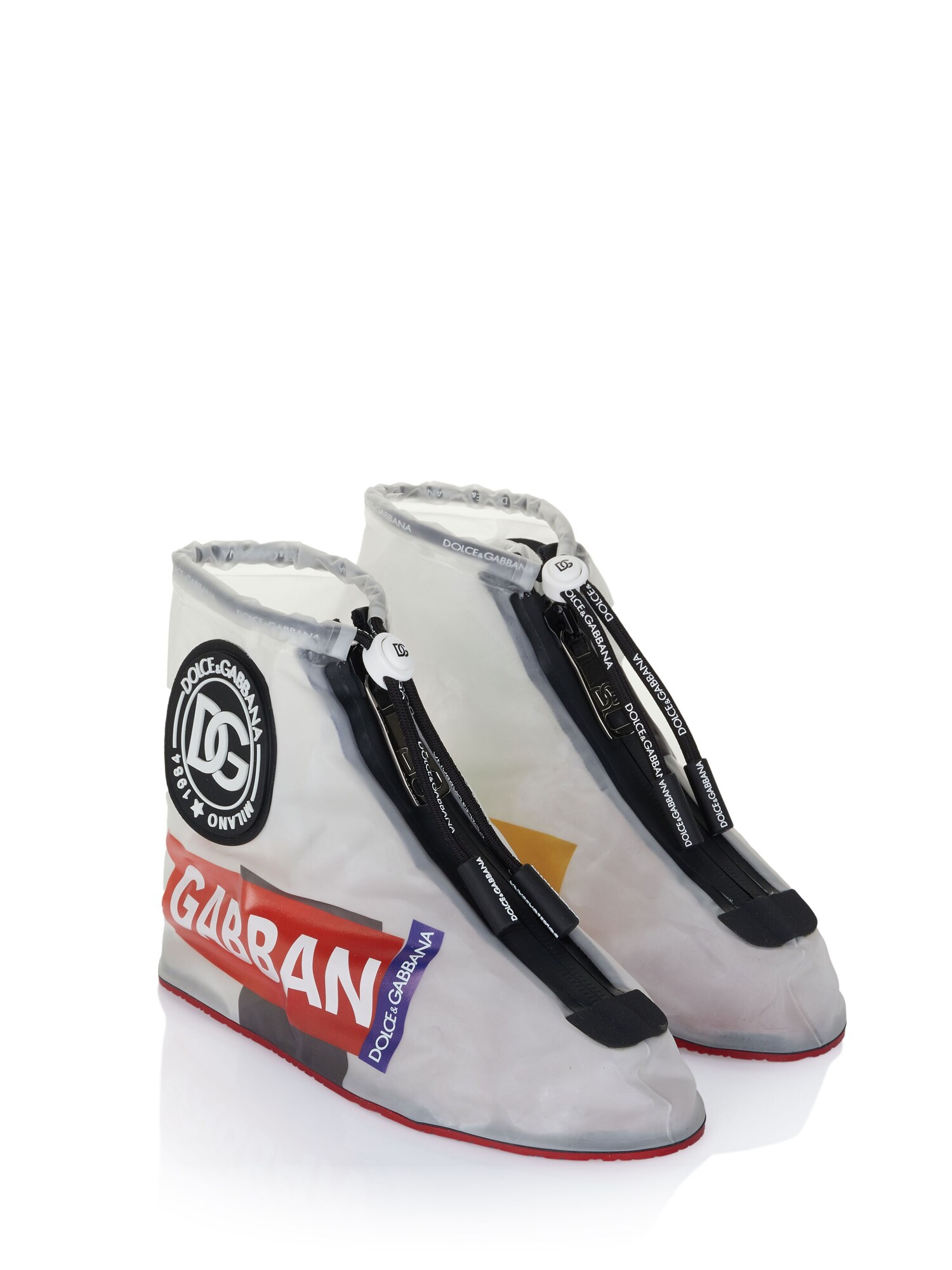 DOLCE & GABBANA Zapatillas deportivas altas 'Dolce & Gabbana Galoschen transparent'  transparente – imagen 2
