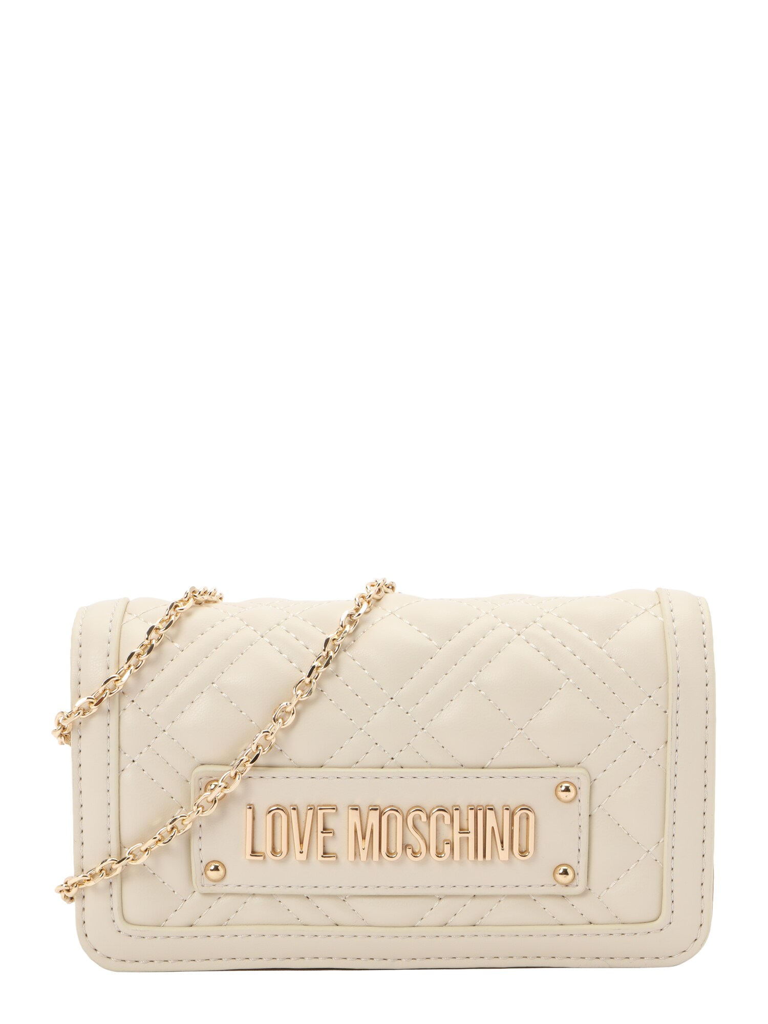 Love Moschino Geantă de umăr  bej / auriu