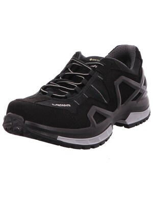 LOWA Zapatos con cordón 'Schnürschuh Herren 311578/9937 Echtleder in schwarz'  negro