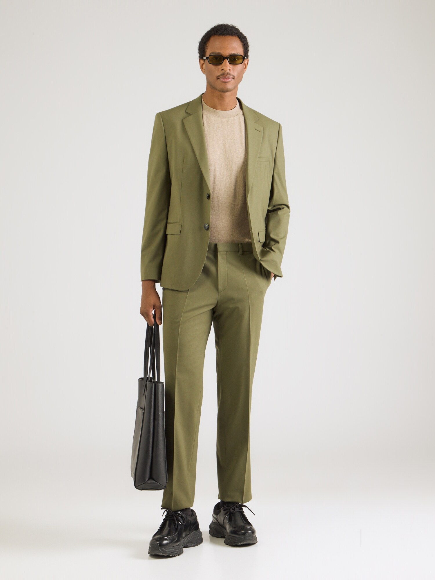 HUGO Traje 'Arti-Hesten253X'  verde – imagen 4
