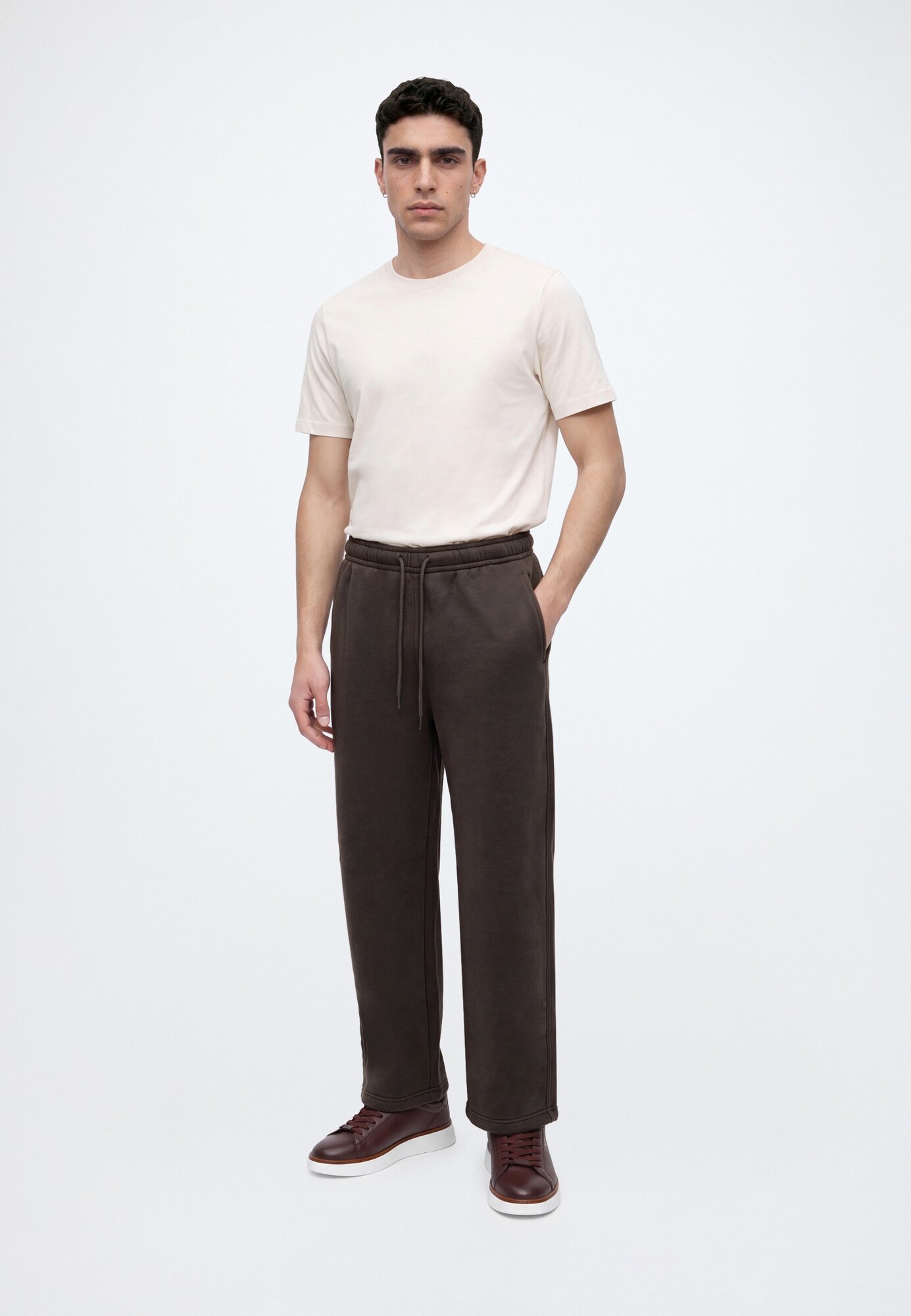 Abercrombie & Fitch Pantalón marrón oscuro – imagen 3