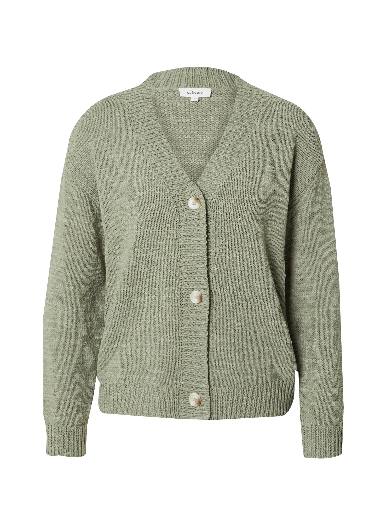 S.Oliver Gebreid Vest Groen