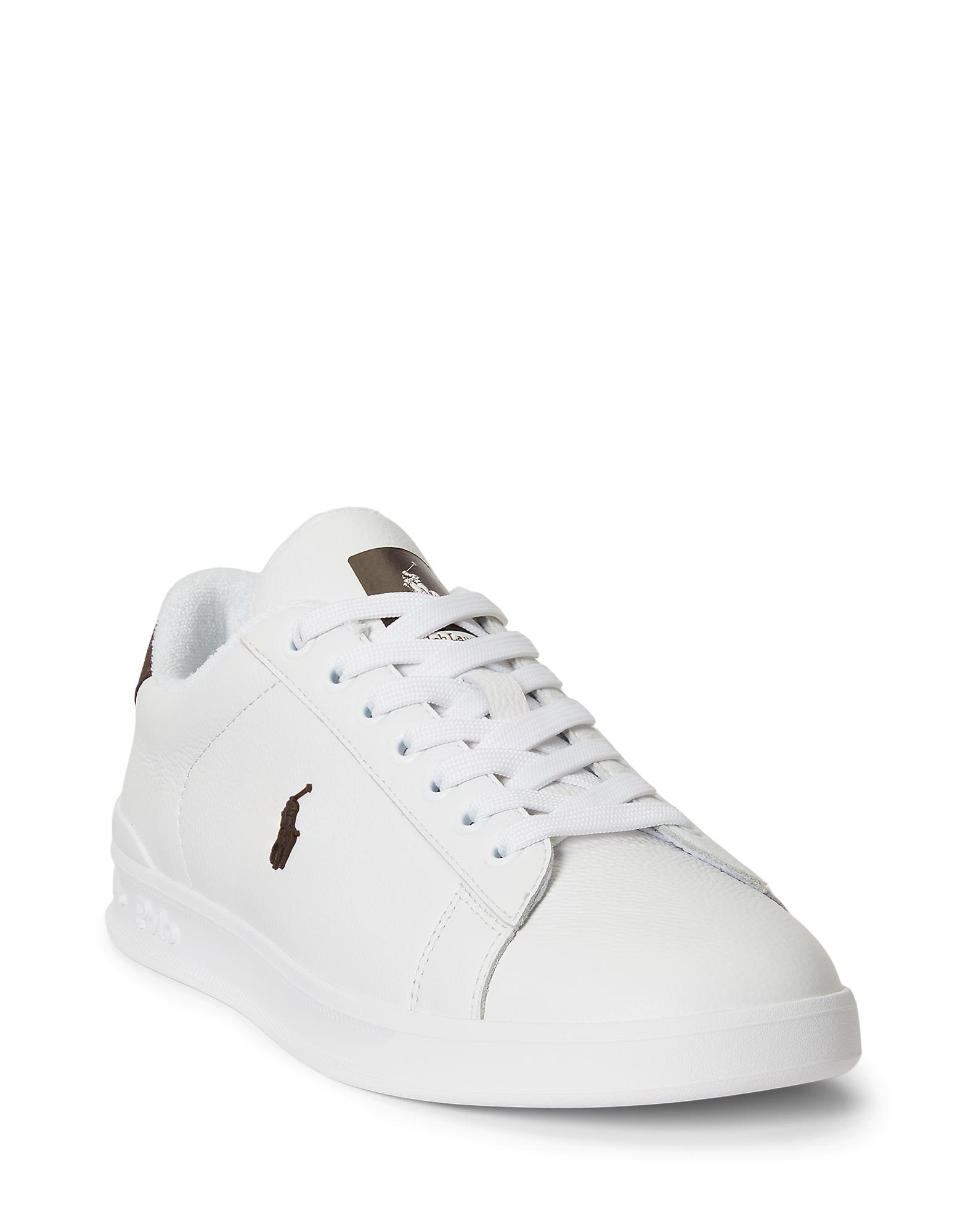 Polo Ralph Lauren Sneaker low HRT CRT III ciocolatiu / alb