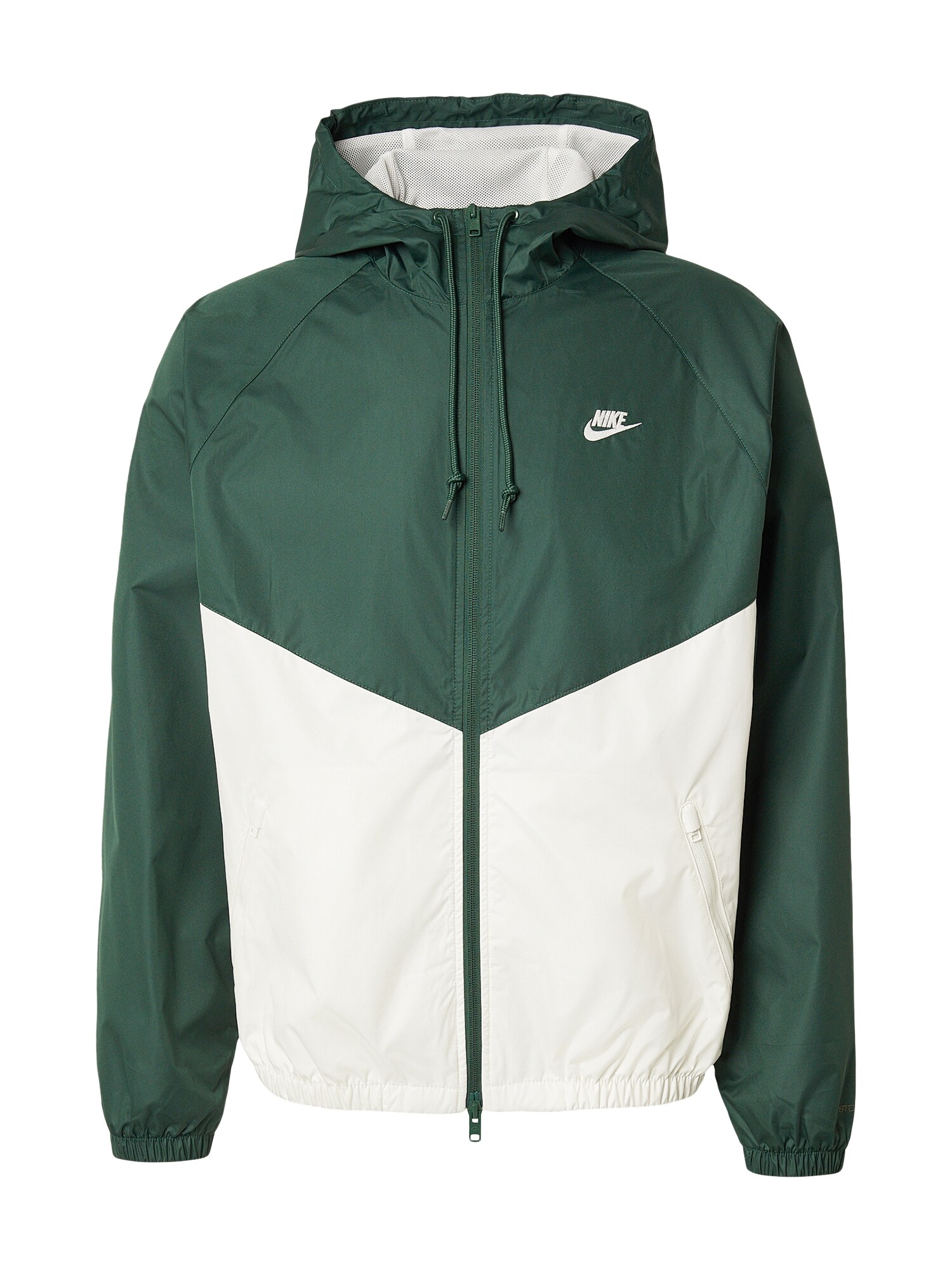 Nike Sportswear Geacă de primăvară-toamnă  verde închis / alb