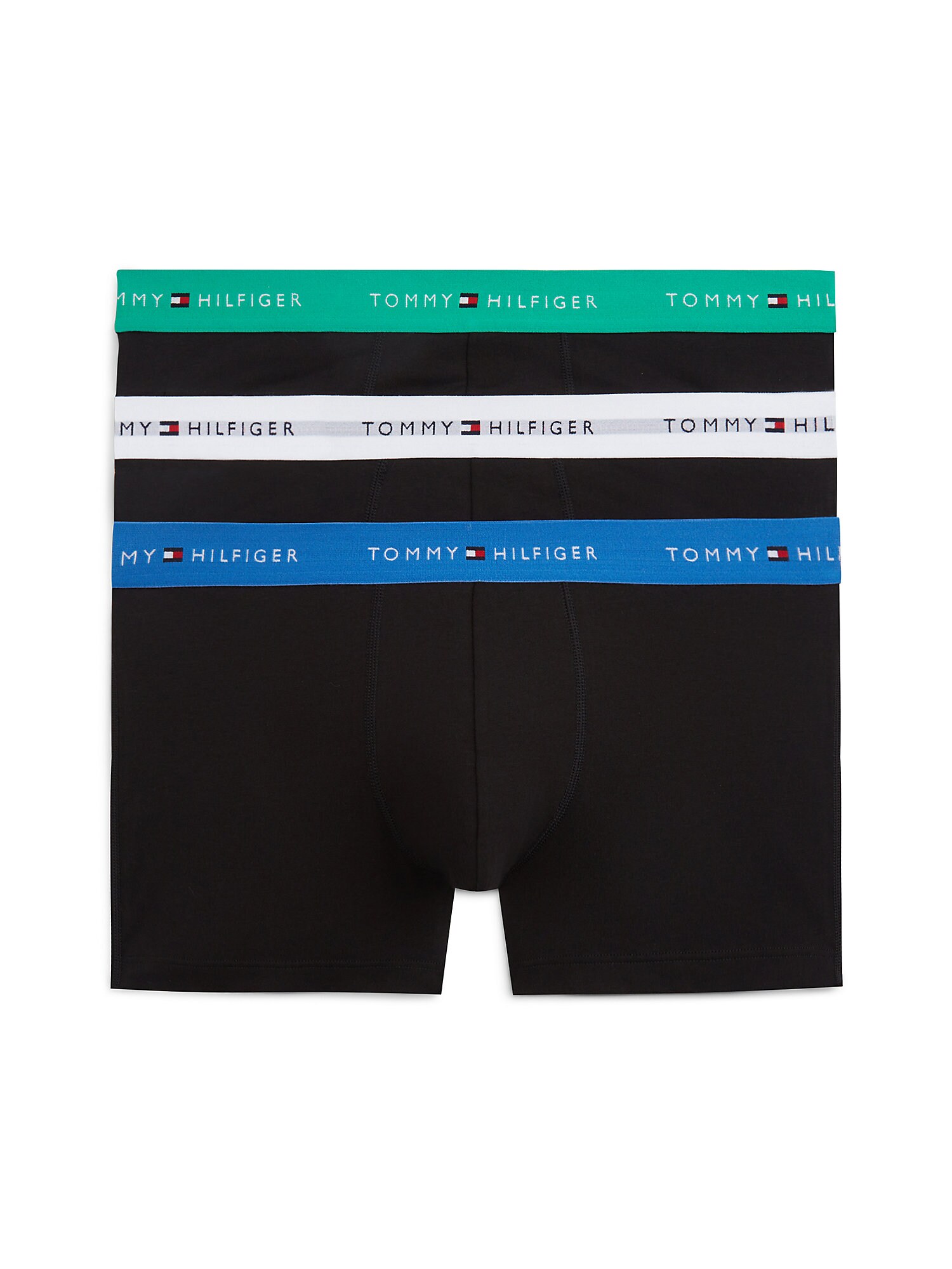 Tommy Hilfiger Underwear Boxerky  modrá / tyrkysová / čierna / biela