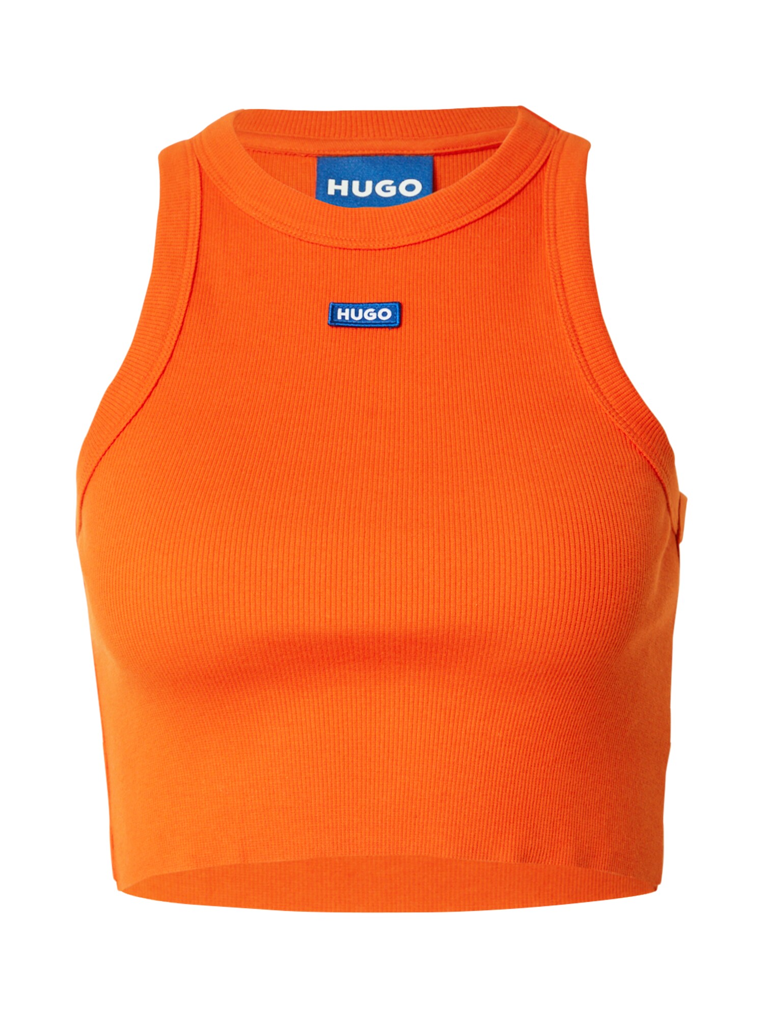 HUGO Top  kék / sötét narancssárga / fehér akciós termékkép 1