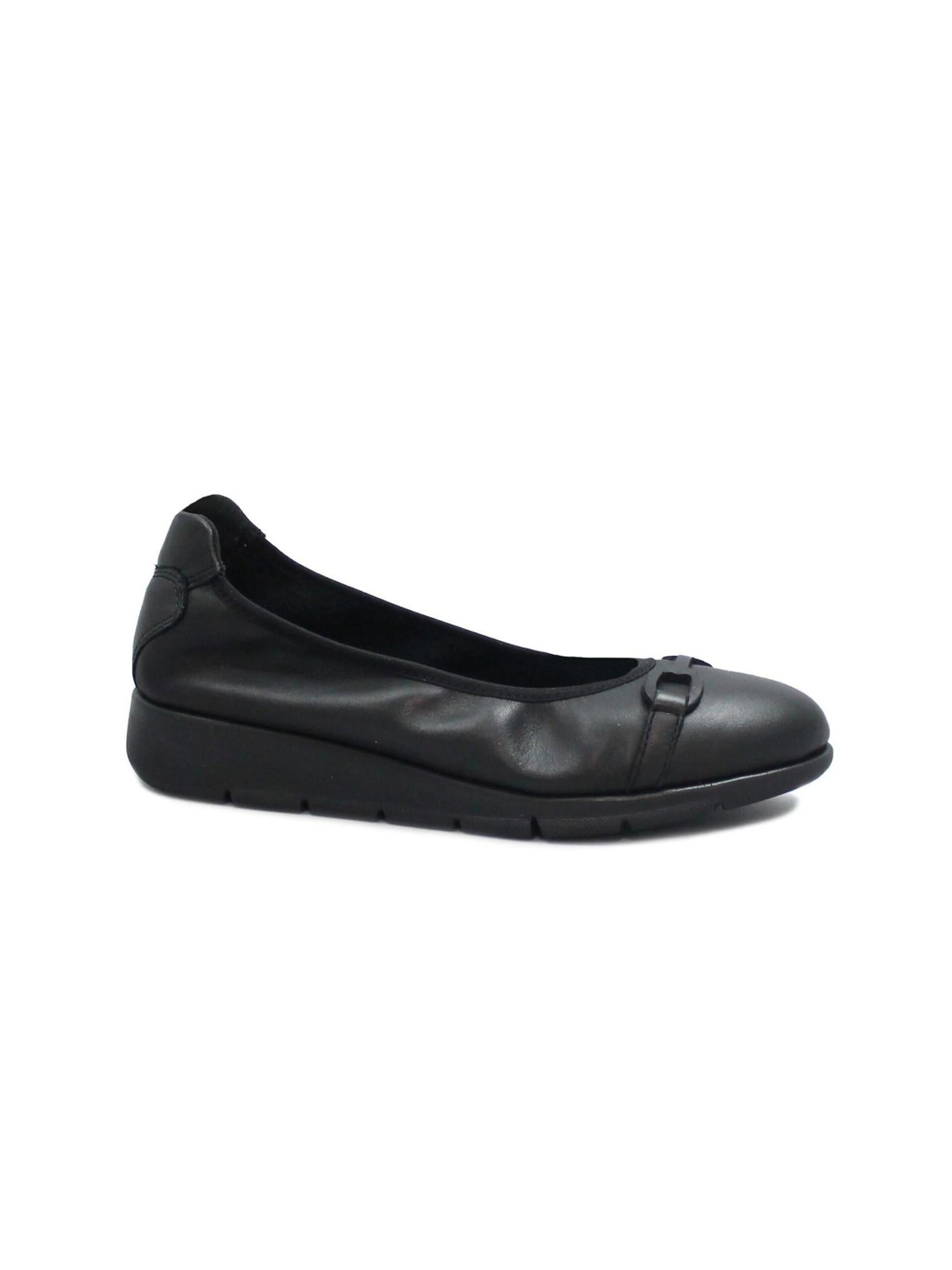 Frau Ballerina 'FRAU 51M4 nero scarpe donna ballerine elasticizzata pelle fibbia' ballerinaskor dam
