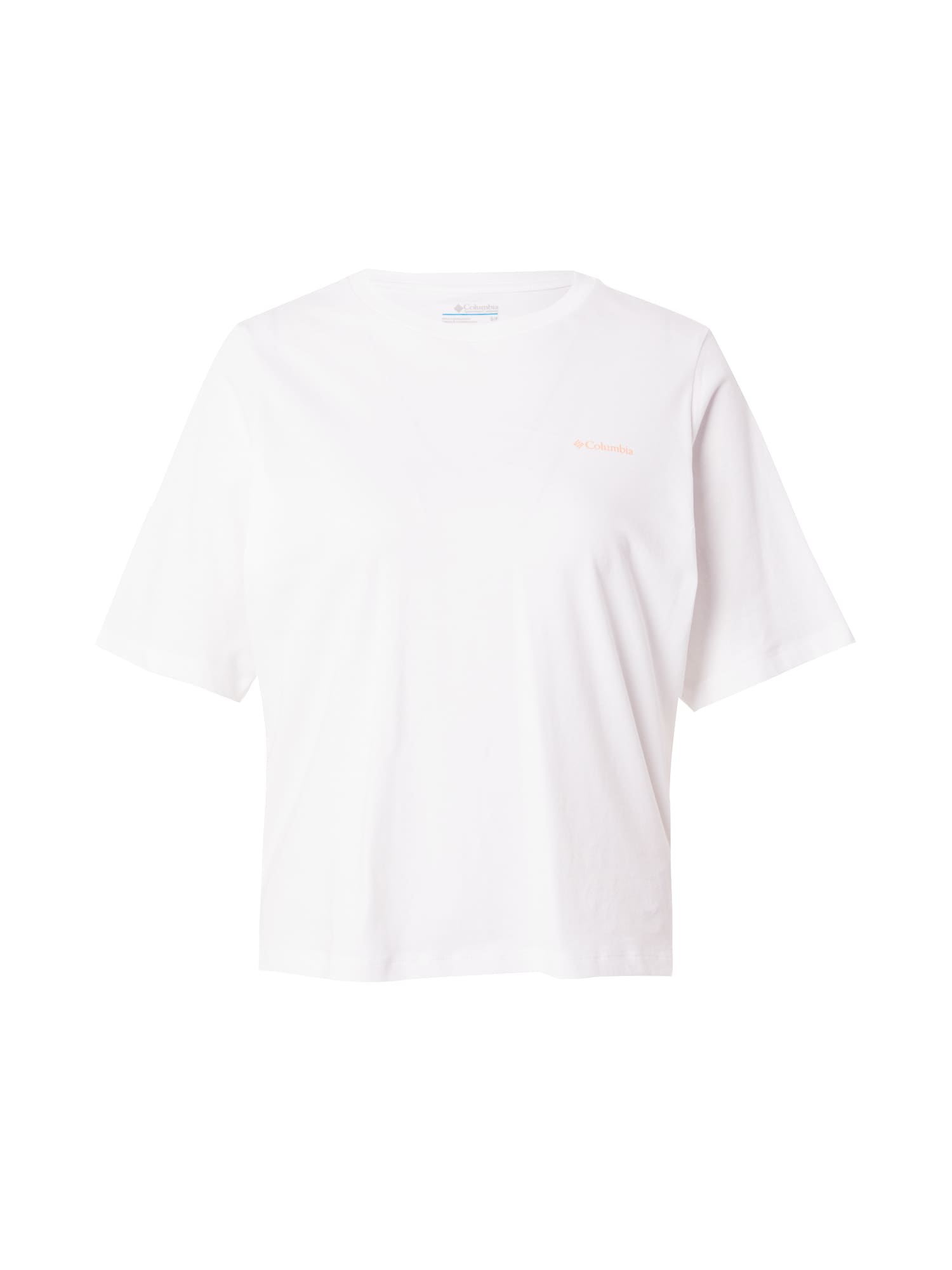 COLUMBIA Функционална тениска 'North Cascades'  корал / пастелно оранжево / бяло