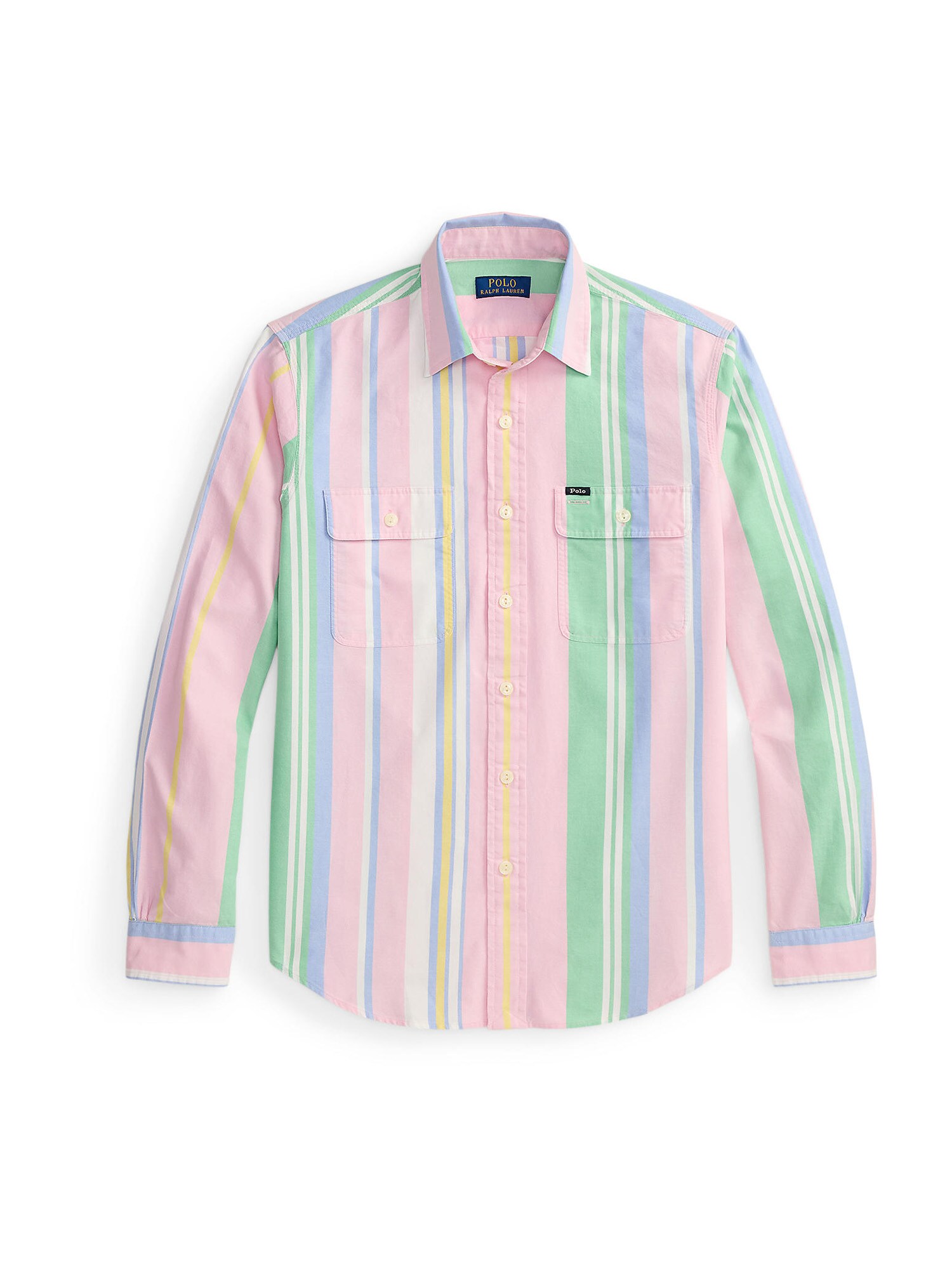 Polo Ralph Lauren Cămașă OXFORD  azuriu / galben / verde deschis / roz / alb