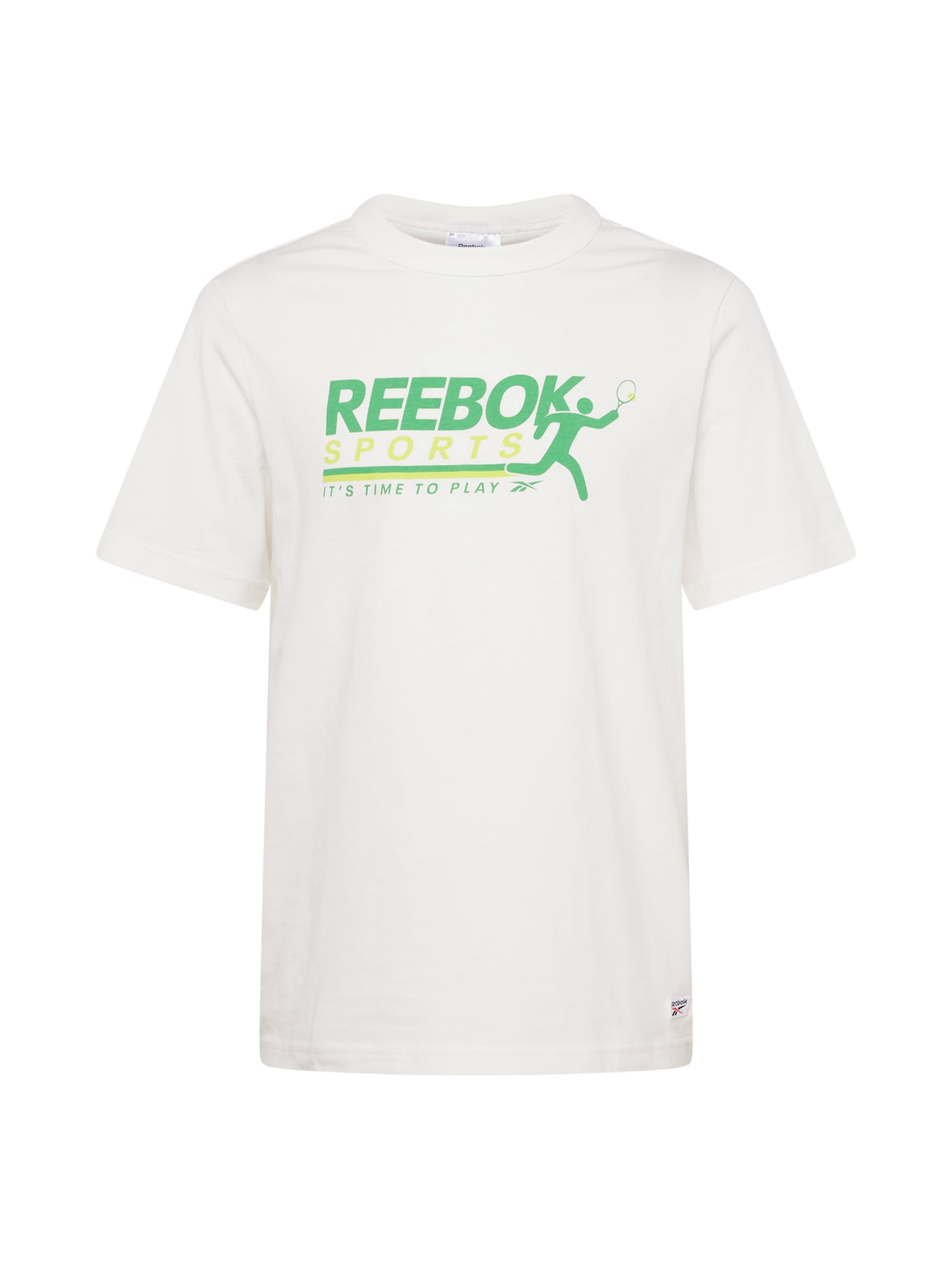 Reebok Sportiniai marškinėliai geltona / žalia / balta