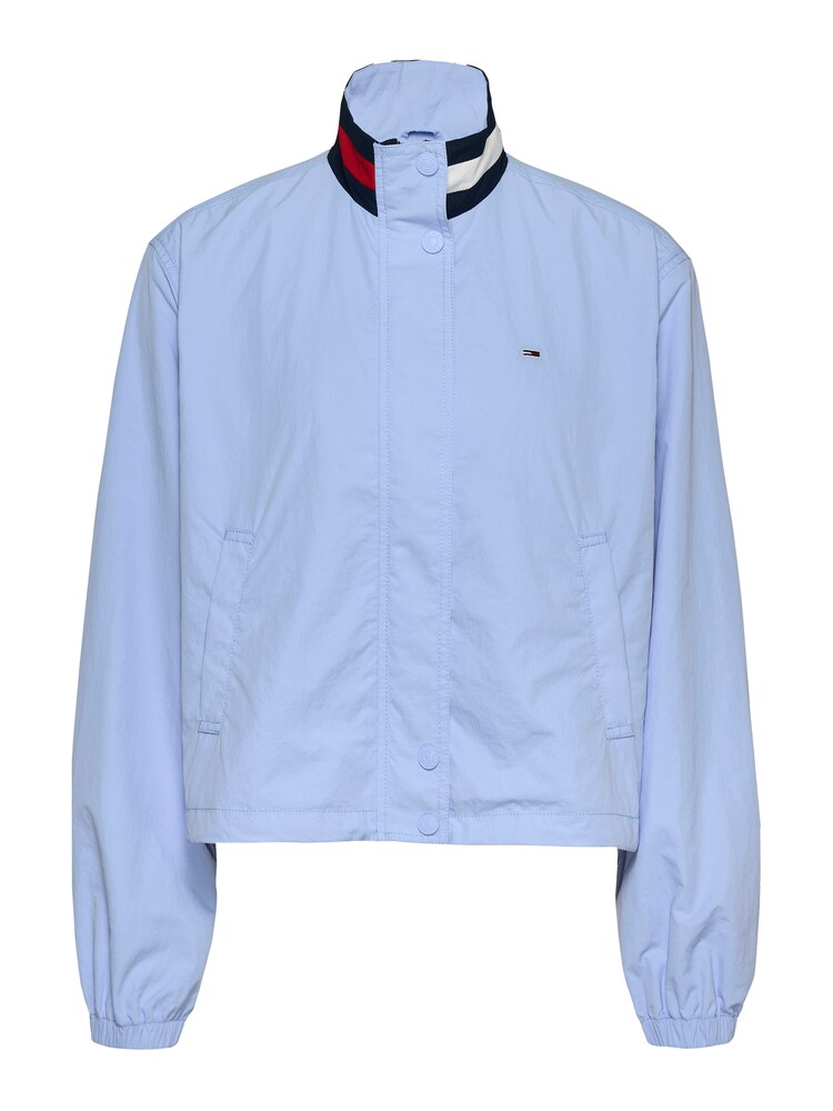Tommy Jeans Jacke 'Essential' Damen Größe 6XL navy / taubenblau / rot / weiß