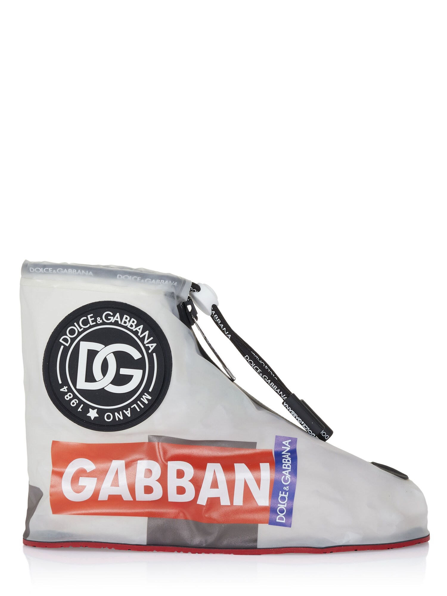 DOLCE & GABBANA Zapatillas deportivas altas 'Dolce & Gabbana Galoschen transparent'  transparente
