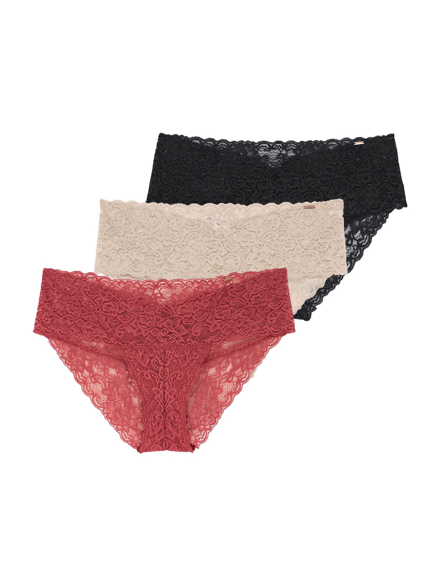 Dorina Slip  bej / corai / negru