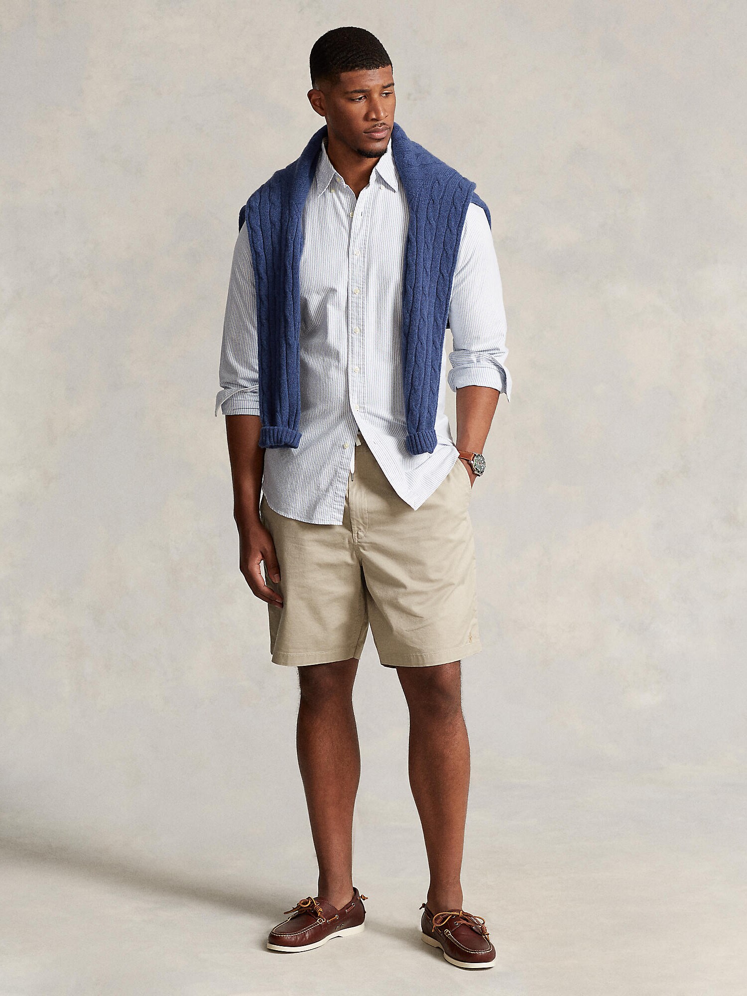 Polo Ralph Lauren Big & Tall Nohavice 'PREPSTERS' béžová (obrázok 4)