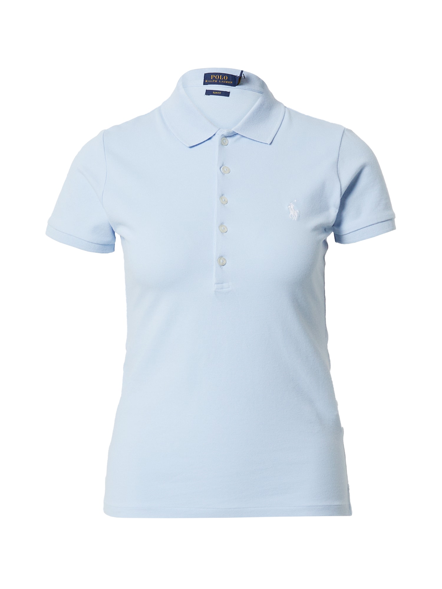 Polo Ralph Lauren Marškinėliai 'Julie' šviesiai mėlyna / balta