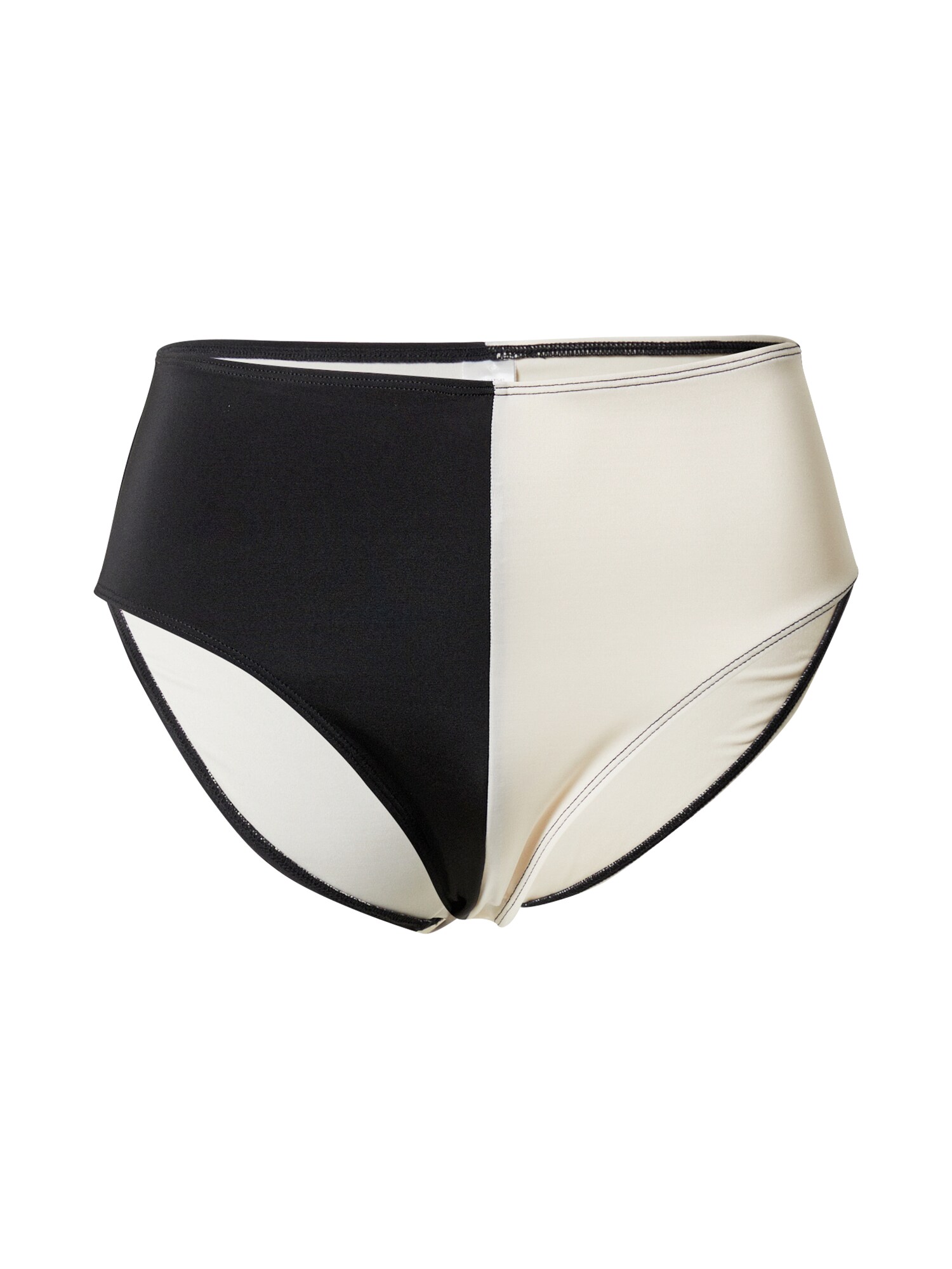 Monki Bikinio kelnaitės juoda / balta