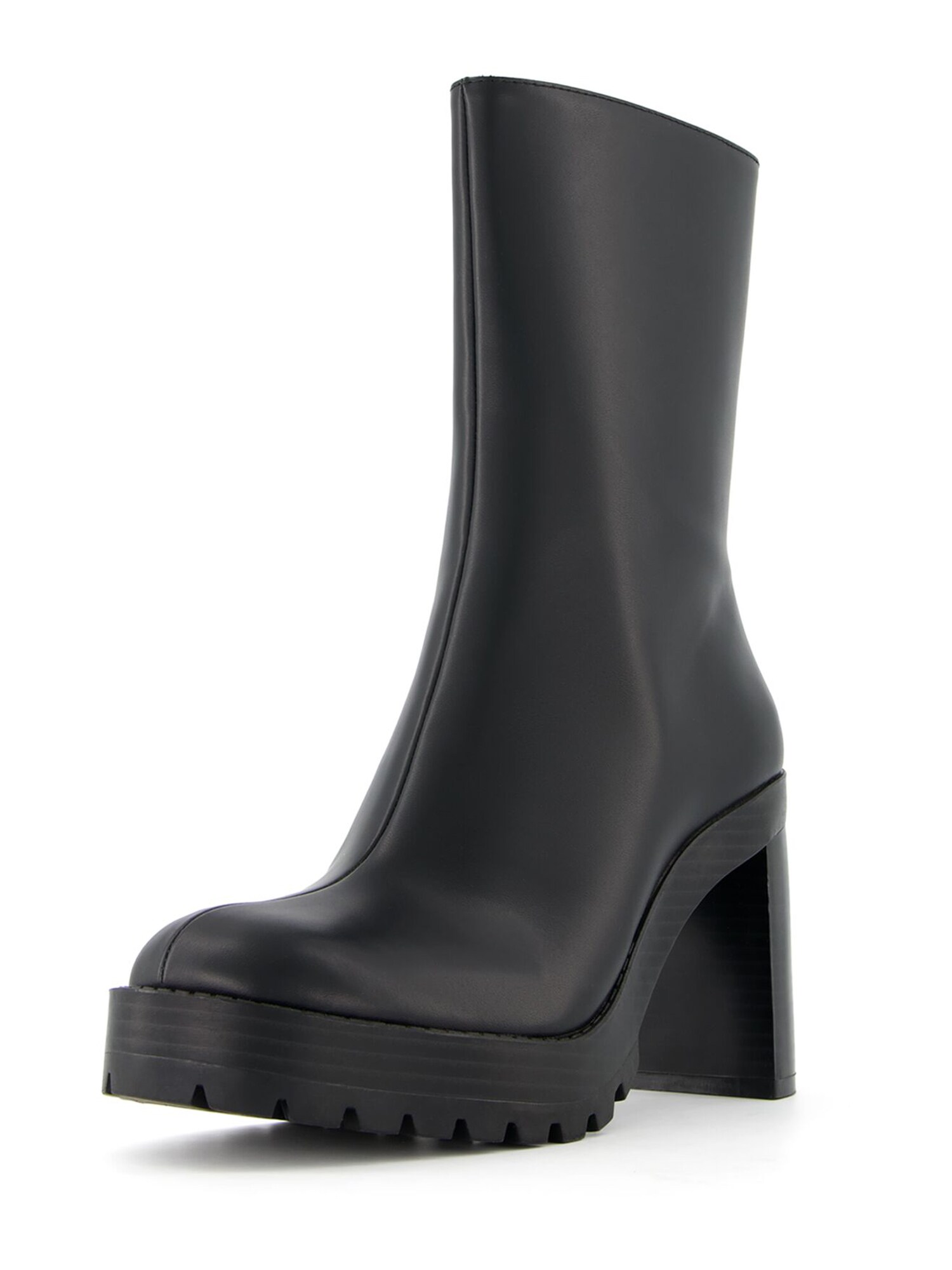 Bershka Botine  negru