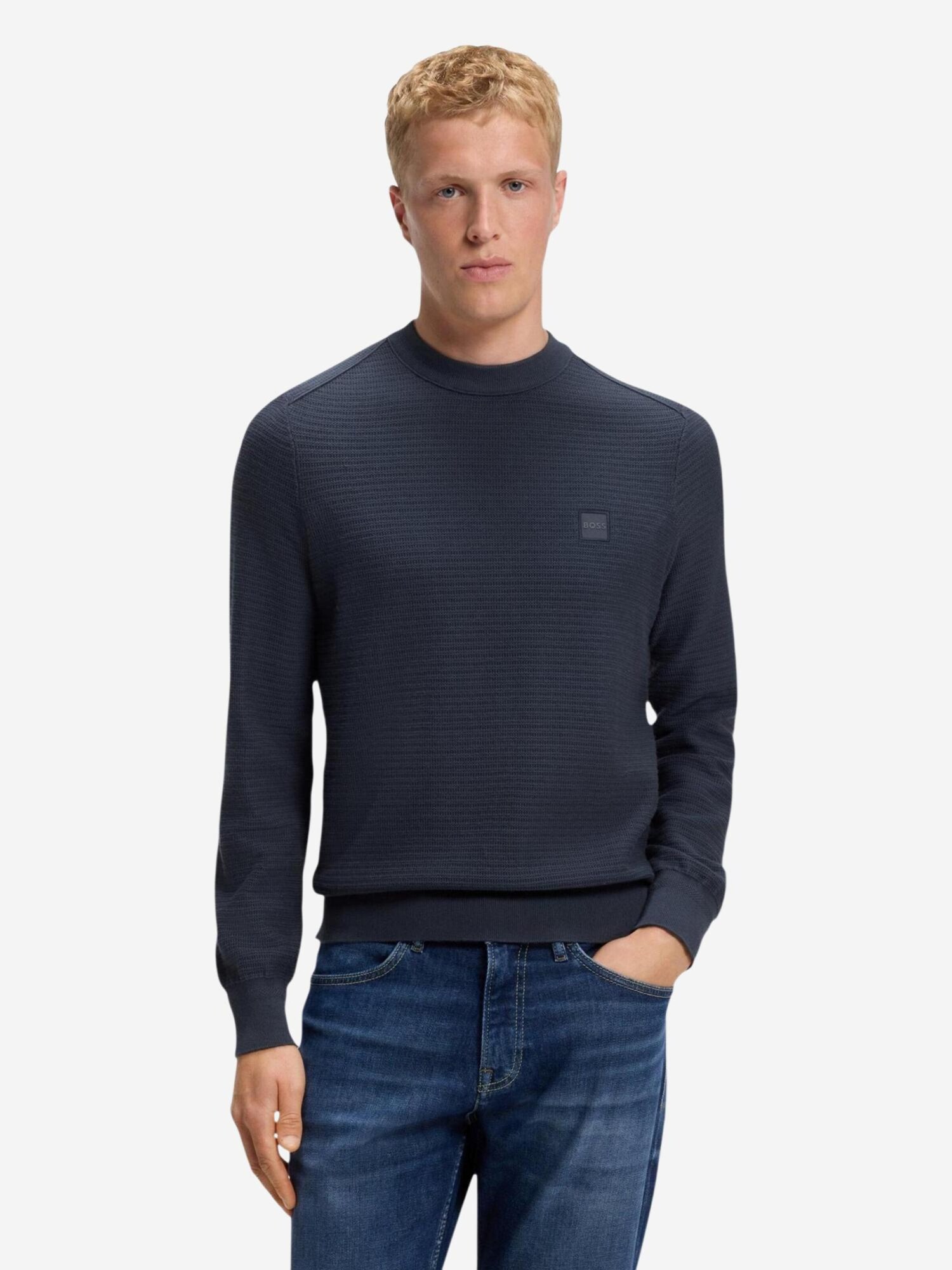 BOSS Jersey 'Anion_S 10265864 01 50527584' azul – imagen 2