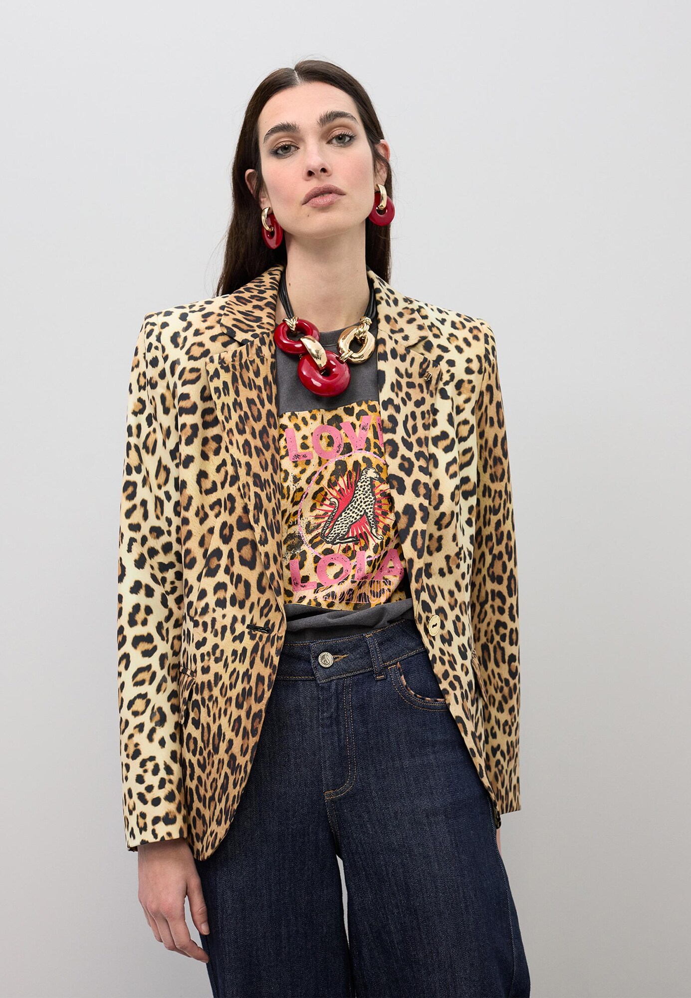 Lola Casademunt Sacou  bej deschis / brocart / negru
