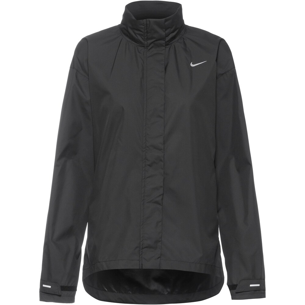 NIKE Trainingsjacke 'Fast' Damen Größe L schwarz / weiß