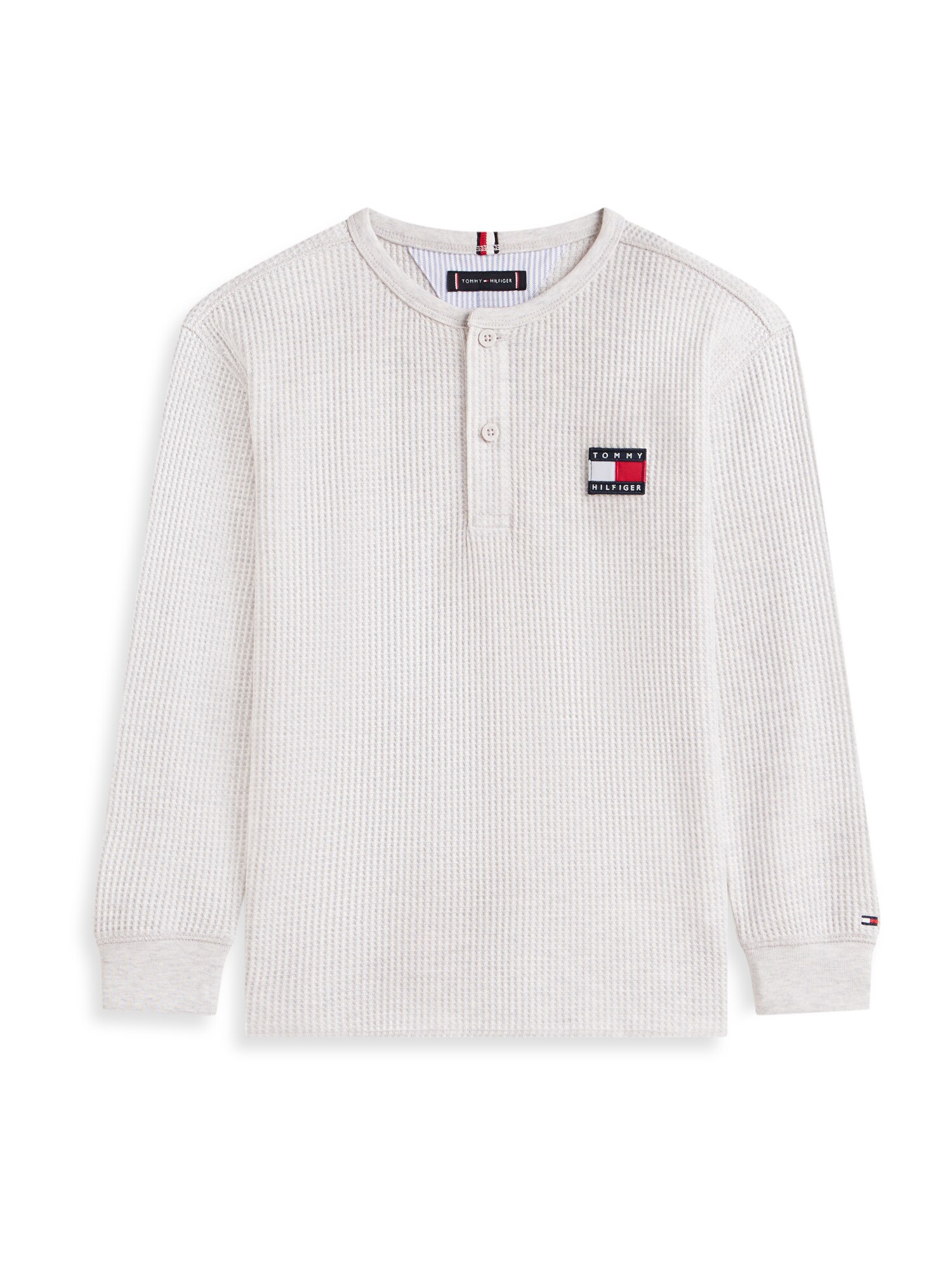 TOMMY HILFIGER Tricou HERITAGE  bleumarin / gri deschis / roșu / alb
