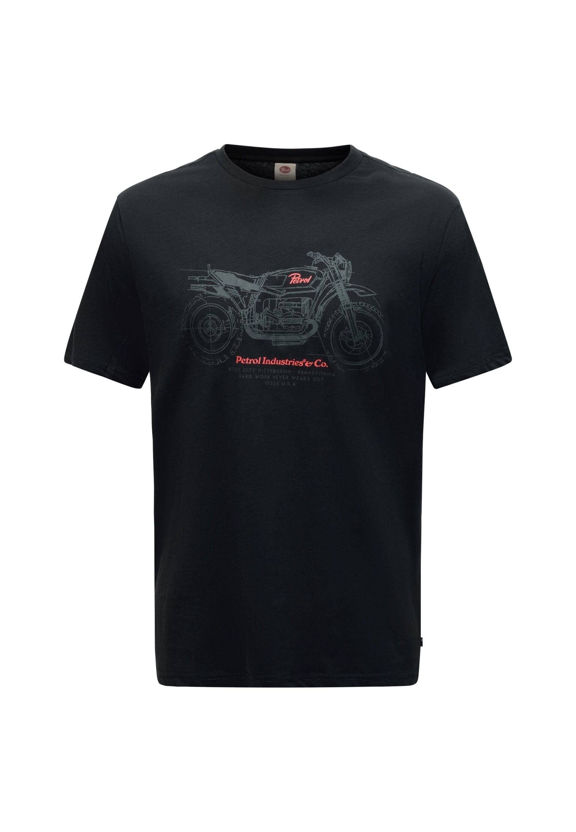 Petrol Industries T-shirt gyttjefärgad / melon herr