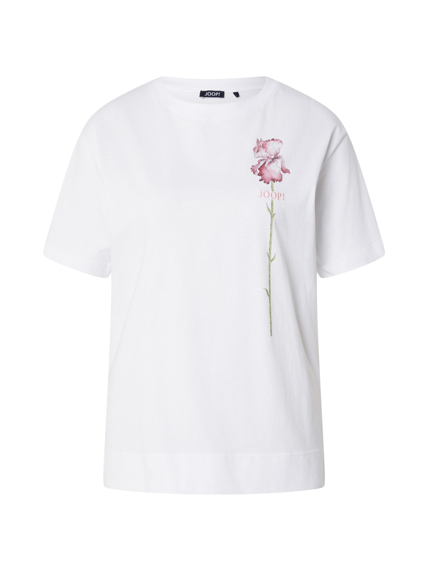 JOOP! Camiseta 'Tate' verde claro / rosa pastel / rosa oscuro / blanco