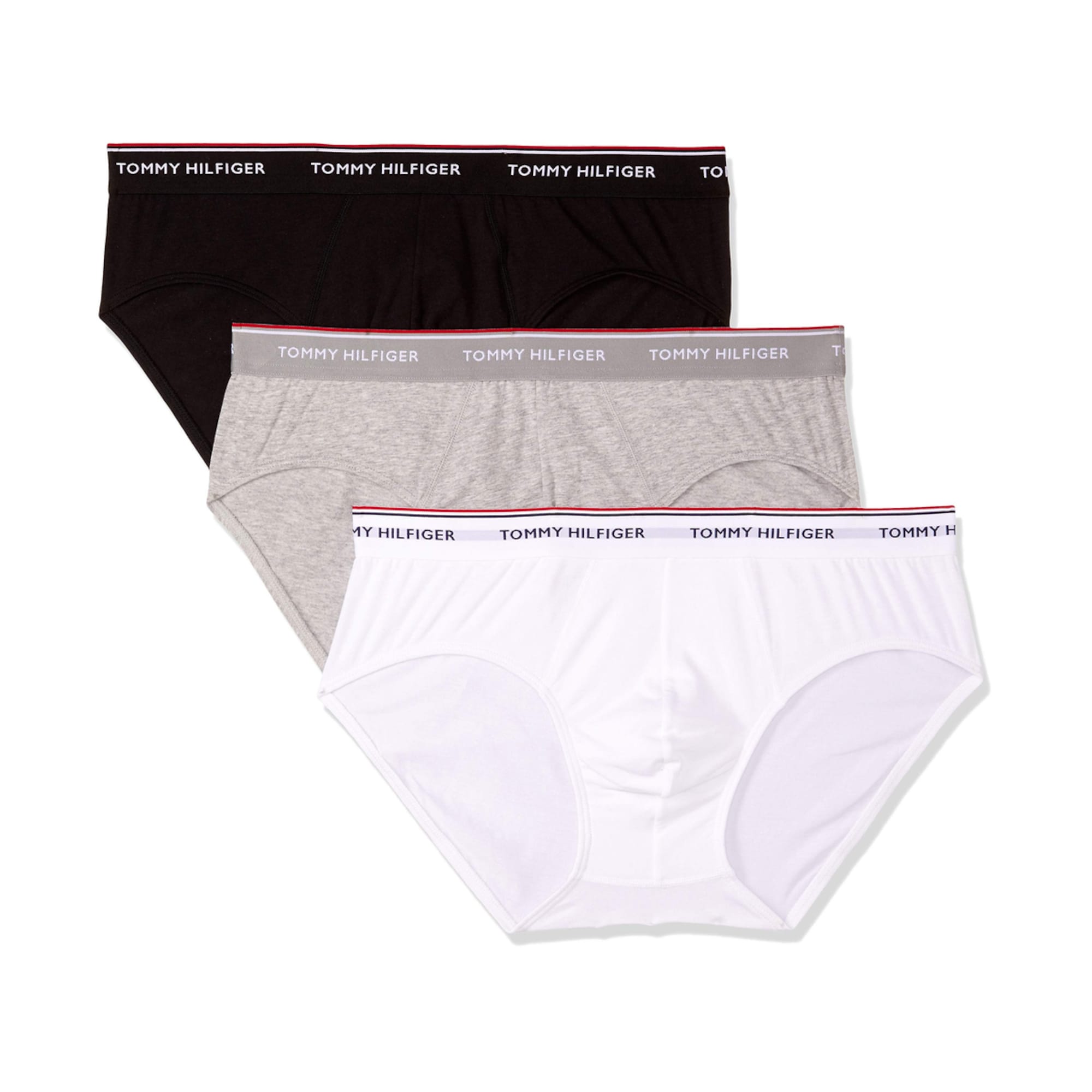 Tommy Hilfiger Underwear Nohavičky  sivá melírovaná / čierna / biela