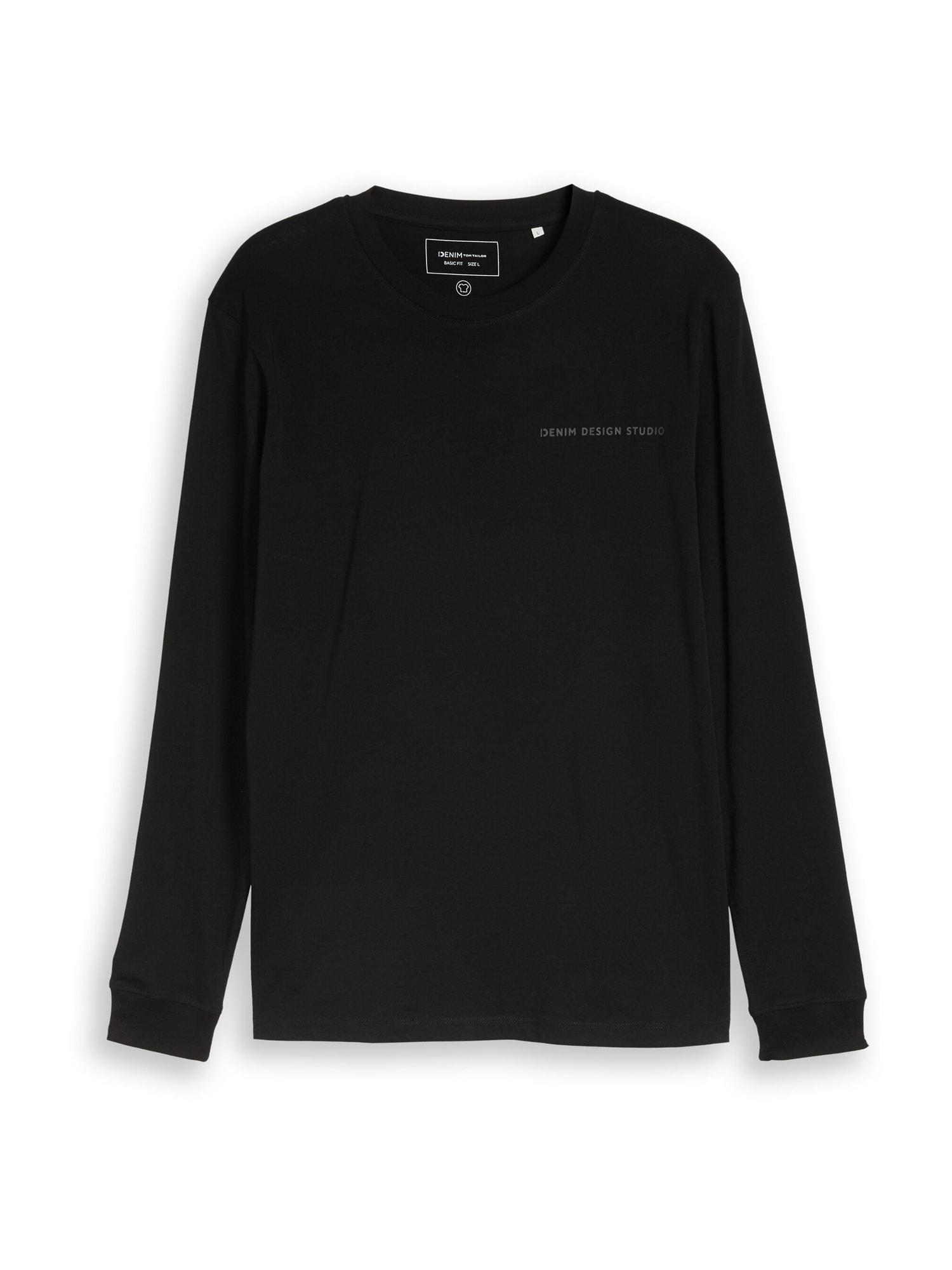 TOM TAILOR DENIM Tricou negru