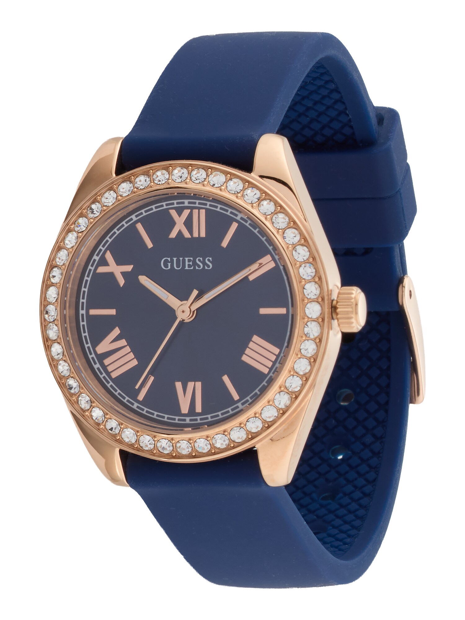 GUESS Ceas analogic 'MINI LUNA'  safir / auriu