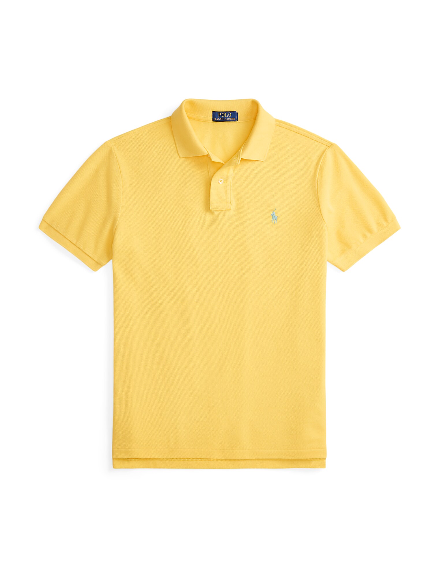Polo Ralph Lauren Tricou  galben deschis / verde petrol