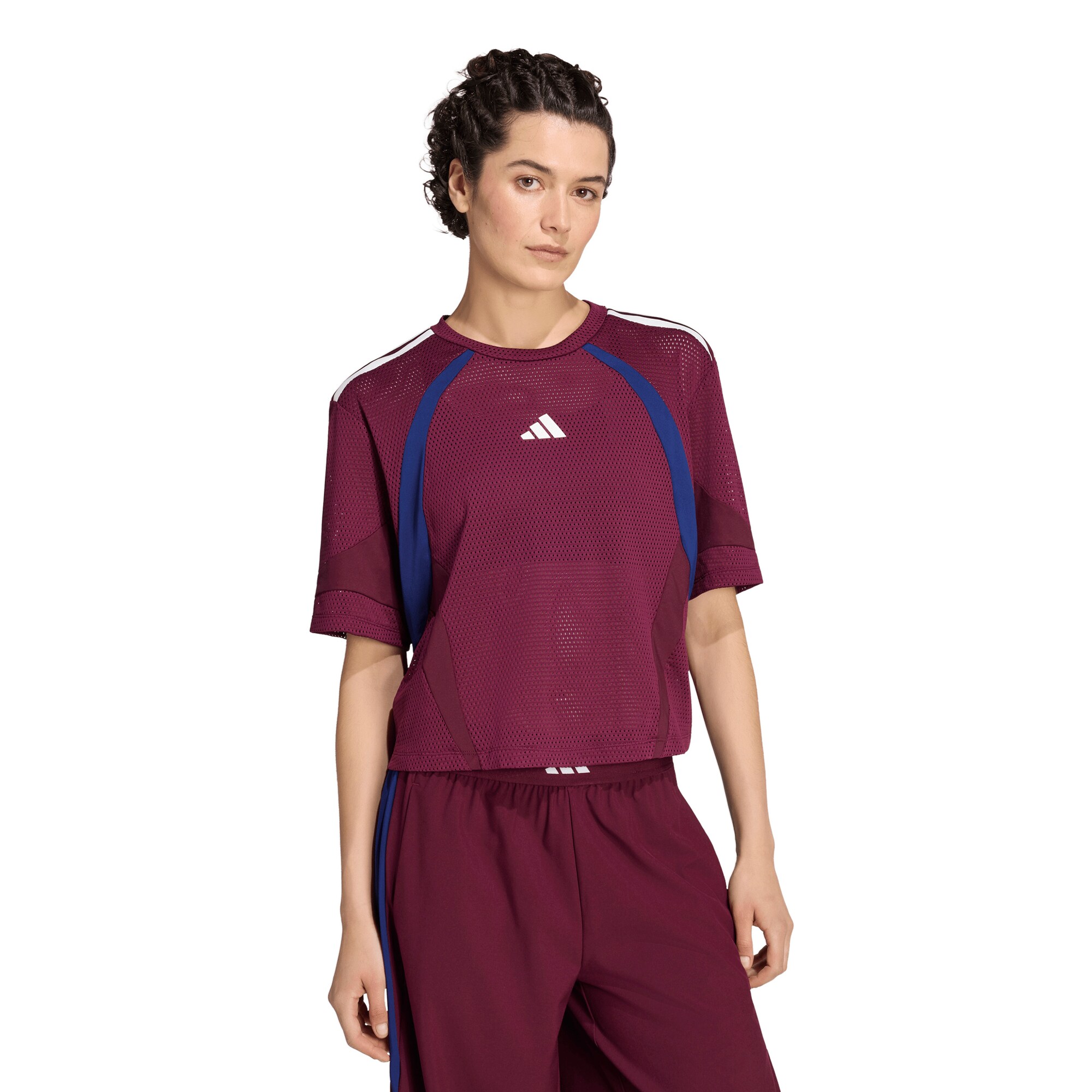 ADIDAS PERFORMANCE Camiseta funcional 'HYG DNA' azul oscuro / marrón castaño / blanco – imagen 2