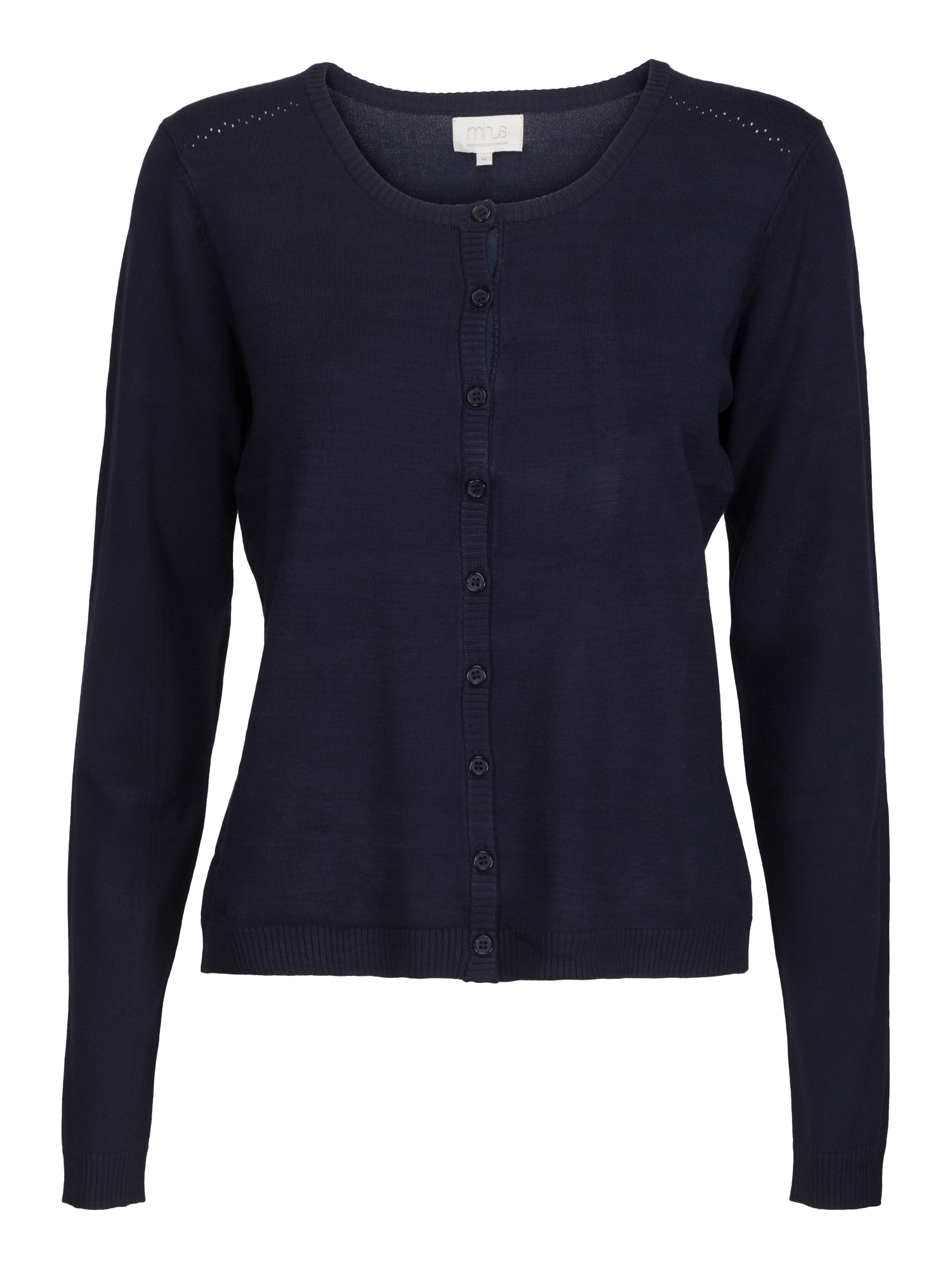 minus Geacă tricotată New Laura  albastru închis