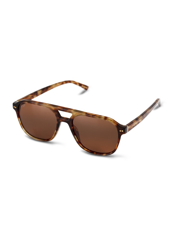 Kapten & Son Sonnenbrille 'Zurich Edge' Herren Größe One Size braun / hellbraun