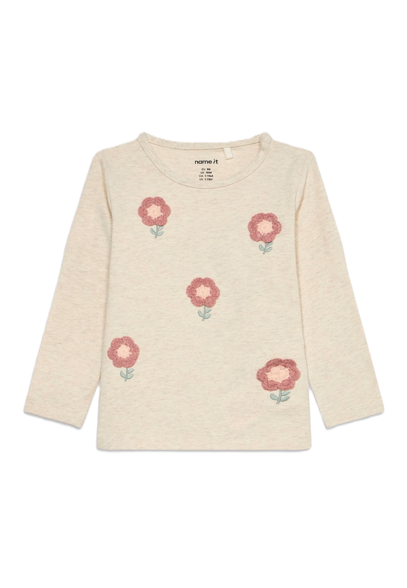 NAME IT Tricou NBFLAMAIA bej / șamoa / verde deschis / roz pal