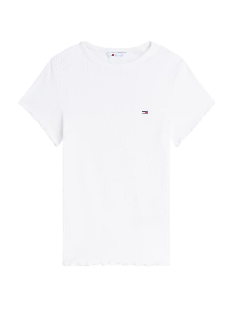 T-shirt 'Ruffle Trim Slim'