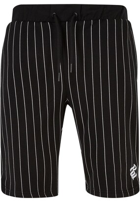 RocaWear Broek Zwart / Wit